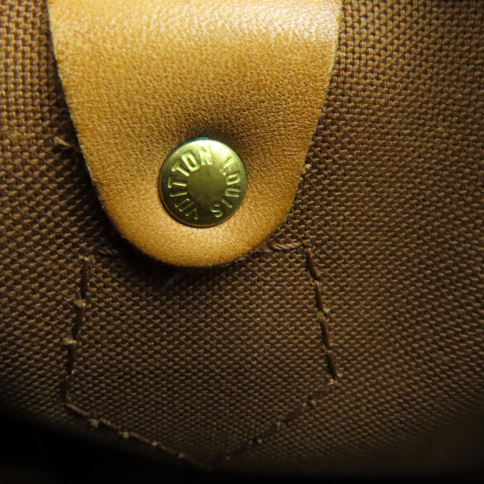 LOUIS VUITTON Monogram Speedy 25金扣手挽袋啡色