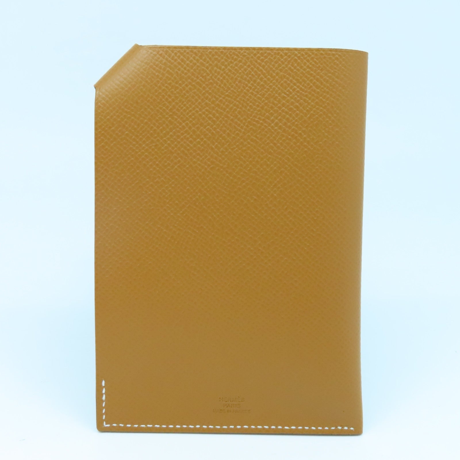 HERMES Epsom皮革Passport Case護照套經典駝色