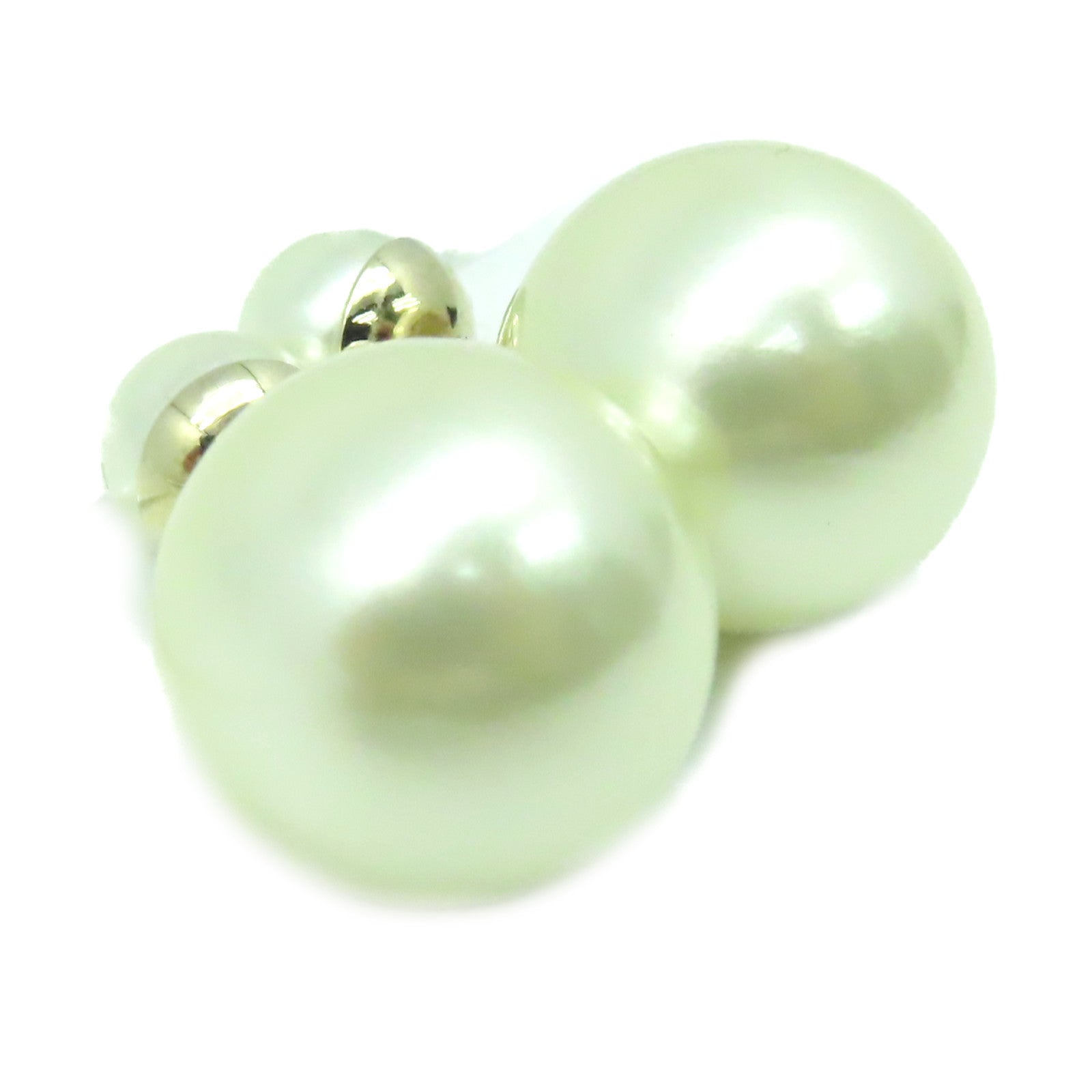 Dior 金屬/仿珍珠Pearl Earrings耳環珍珠色