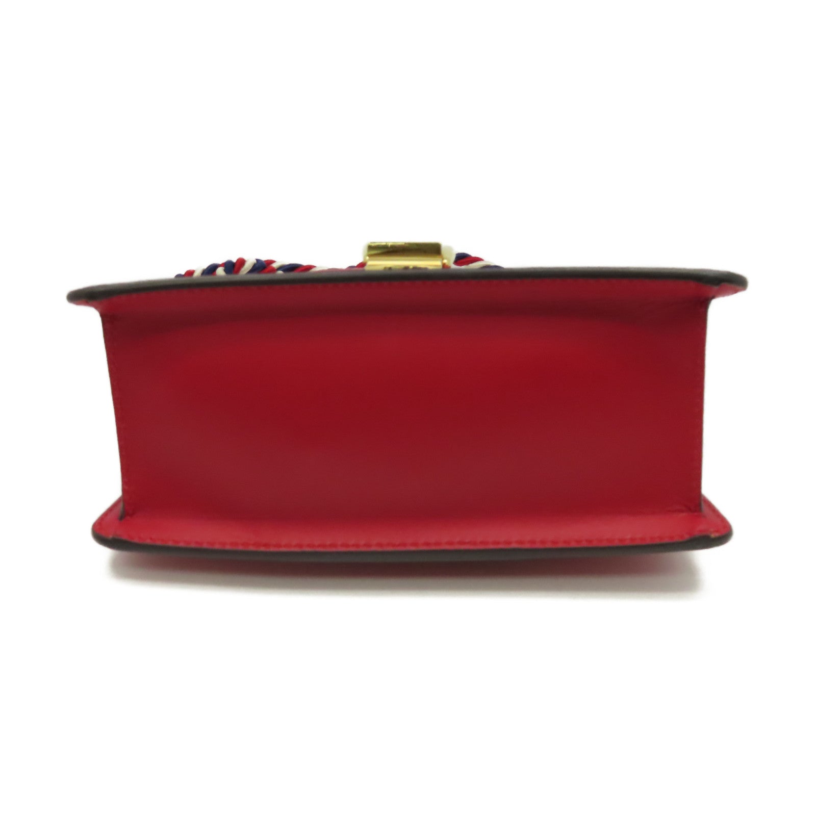 GUCCI 牛皮皮革Sylvie 2Way Shoulder Bag手挽肩背兩用袋紅色