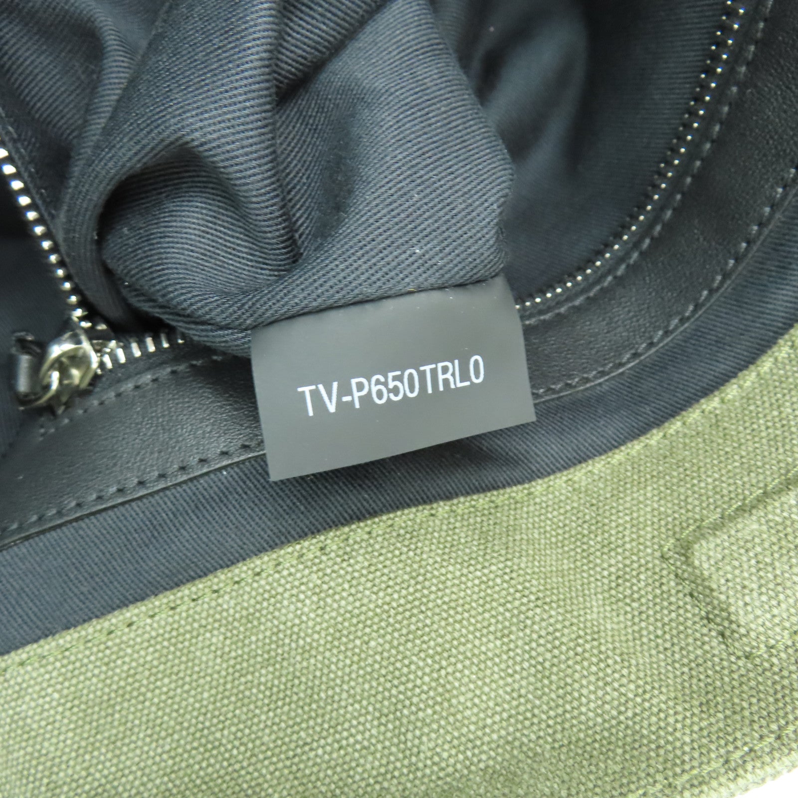 Valentino 帆布Tote Bag銀扣手挽袋綠色