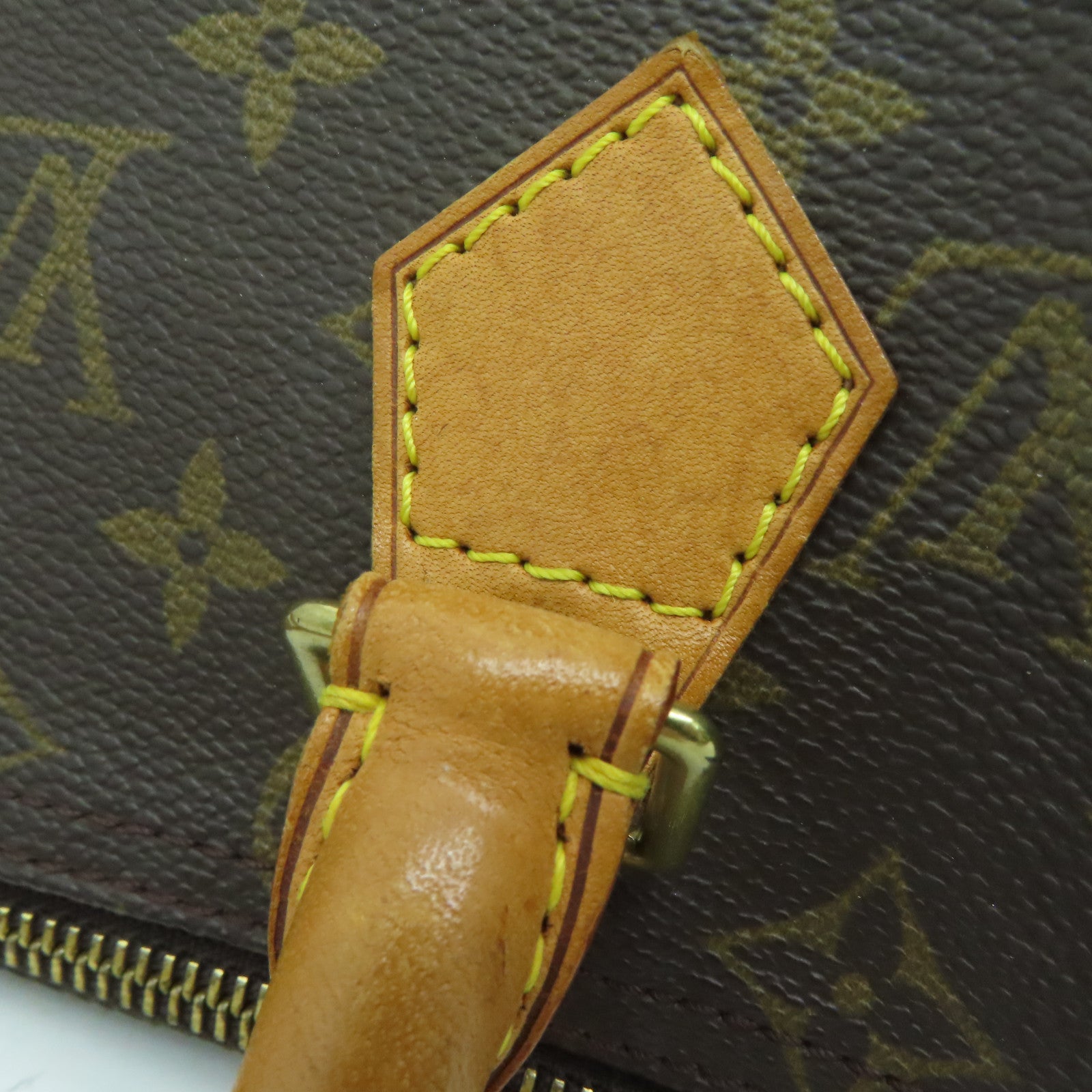 LOUIS VUITTON Monogram Speedy 25金扣手挽袋啡色