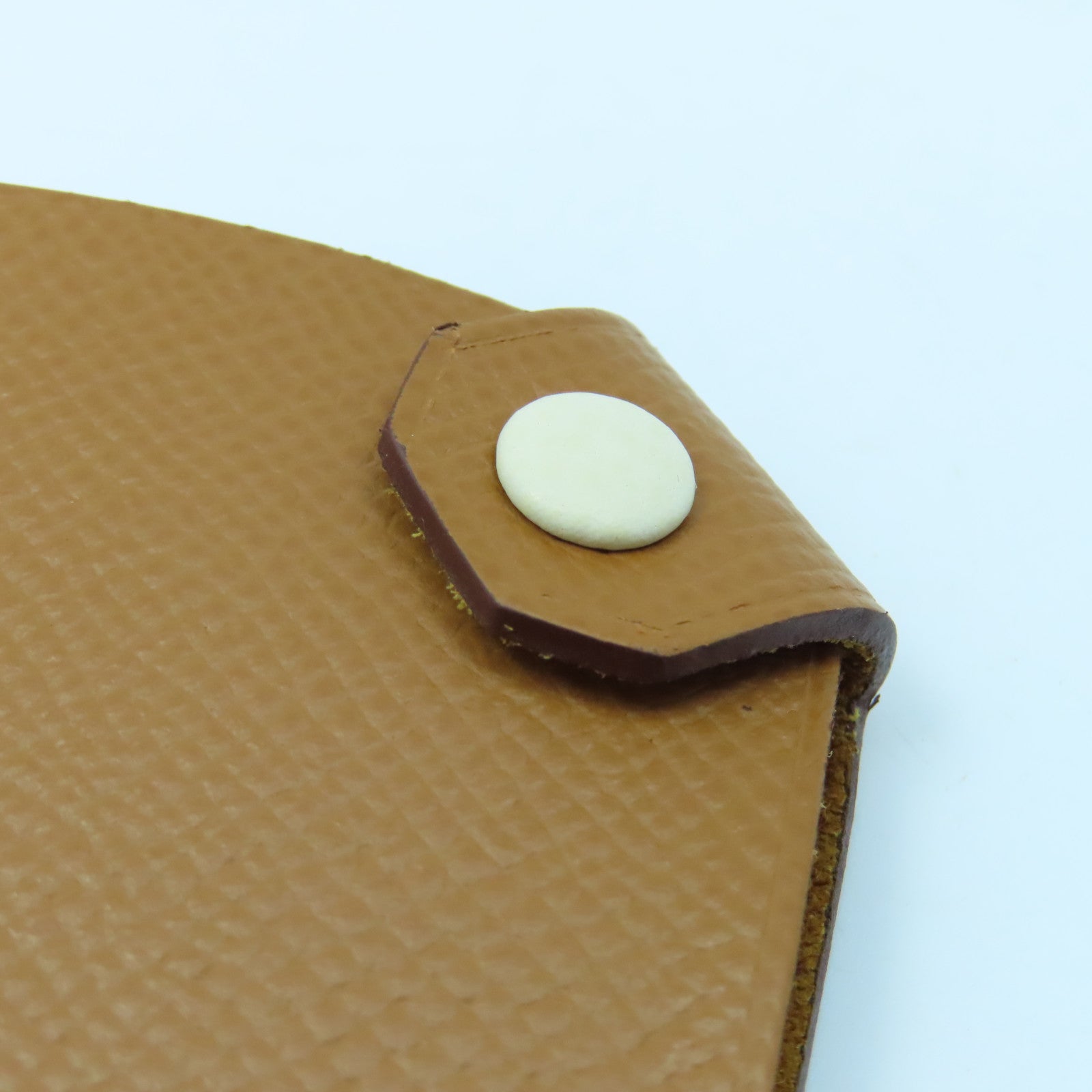 HERMES Epsom皮革Passport Case護照套經典駝色