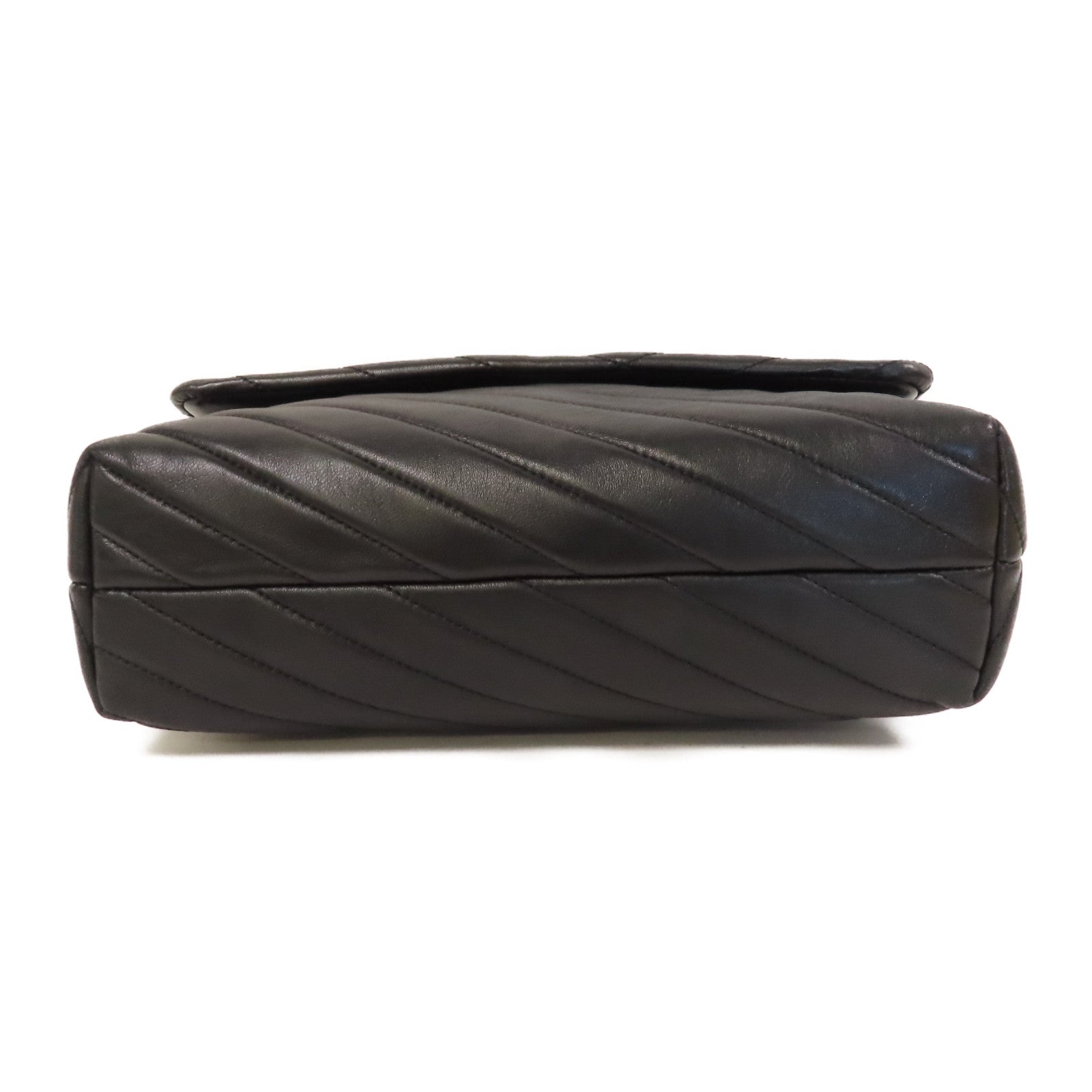 Tory Burch 牛皮皮革Shoulder Bag金扣鏈帶肩背袋黑色