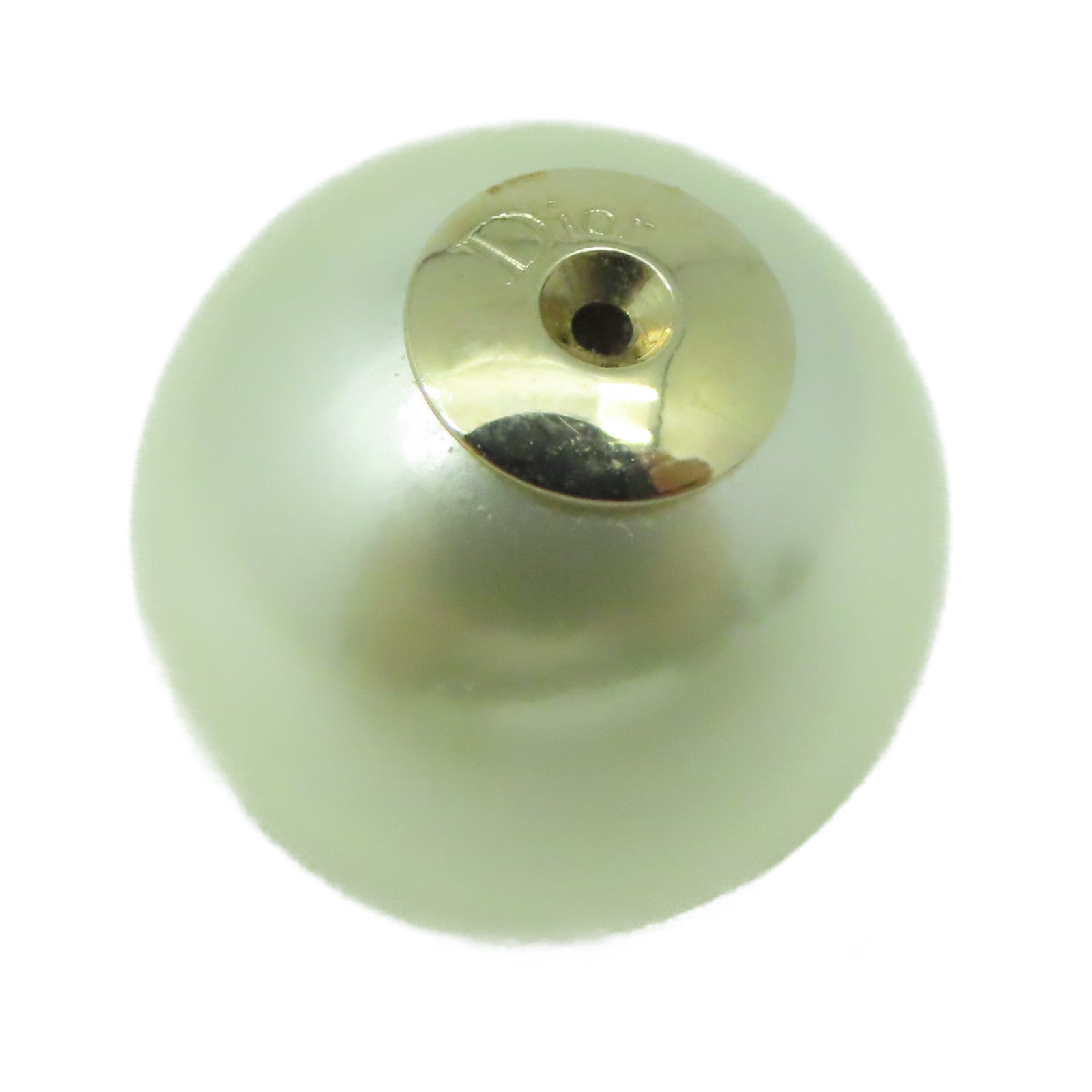 Dior 金屬/仿珍珠Pearl Earrings耳環珍珠色