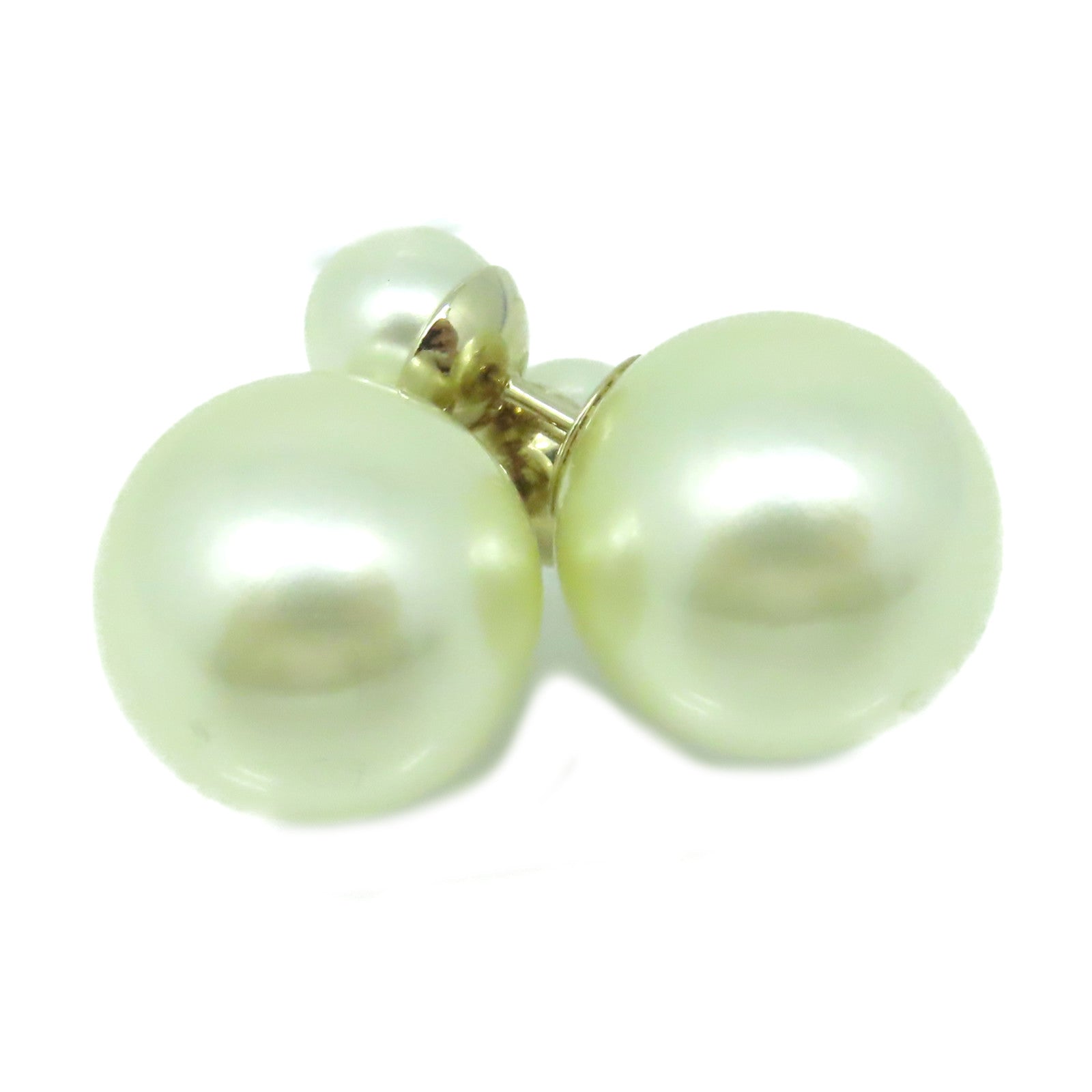 Dior 金屬/仿珍珠Pearl Earrings耳環珍珠色