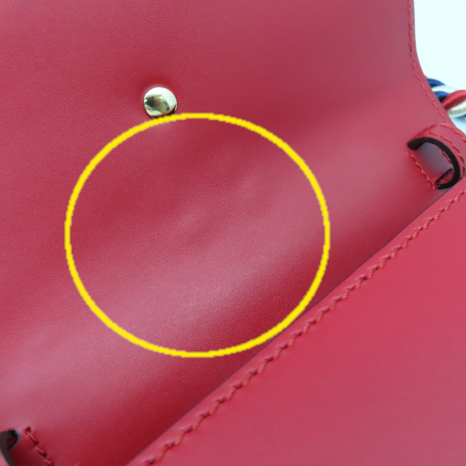 GUCCI 牛皮皮革Sylvie 2Way Shoulder Bag手挽肩背兩用袋紅色