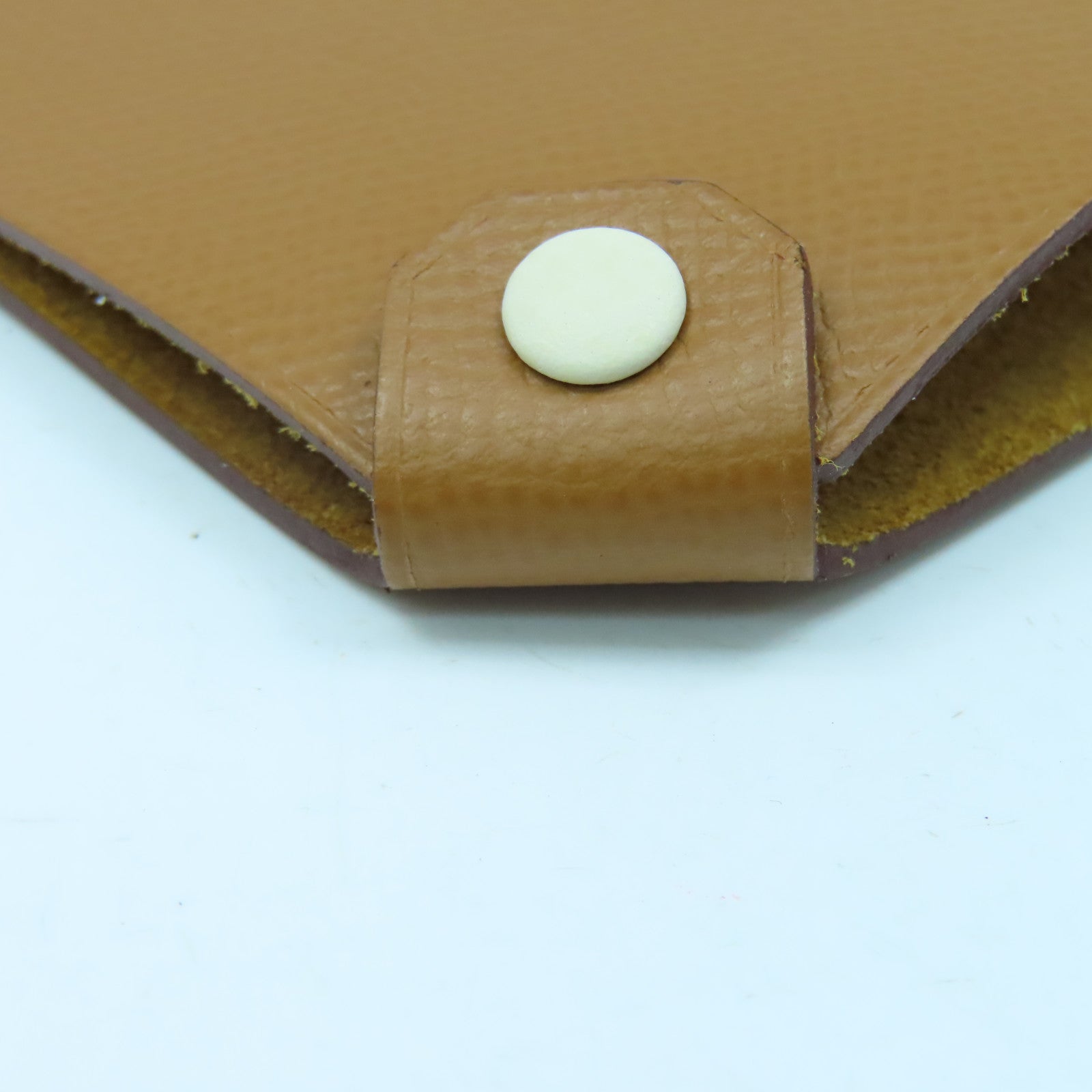 HERMES Epsom皮革Passport Case護照套經典駝色