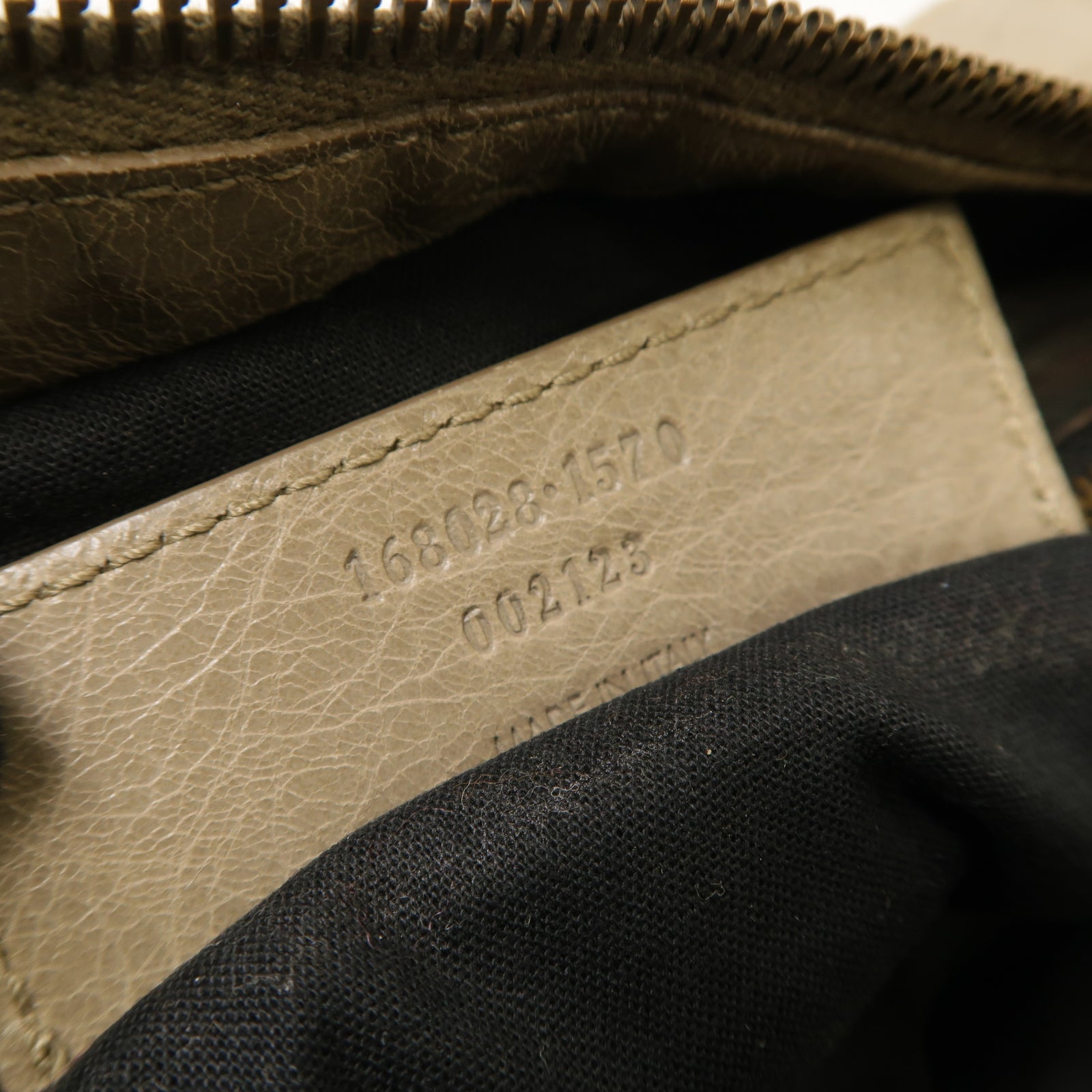 BALENCIAGA 牛皮皮革Part Time金扣手挽肩背兩用袋灰色