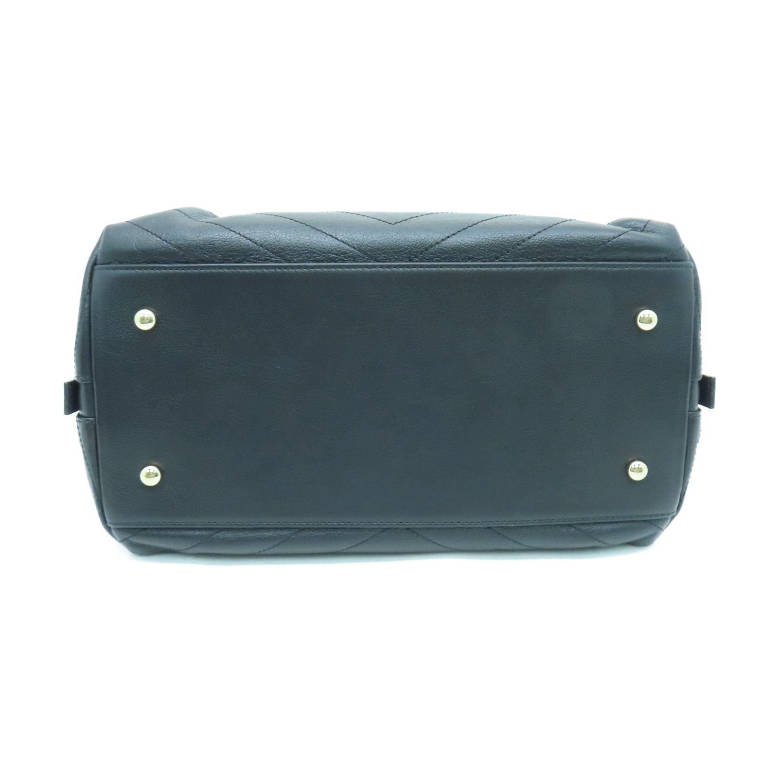 CHANEL 【激減優惠】斜紋羊皮皮革2 Way Shoulder Bag金扣鏈帶肩背袋黑色
