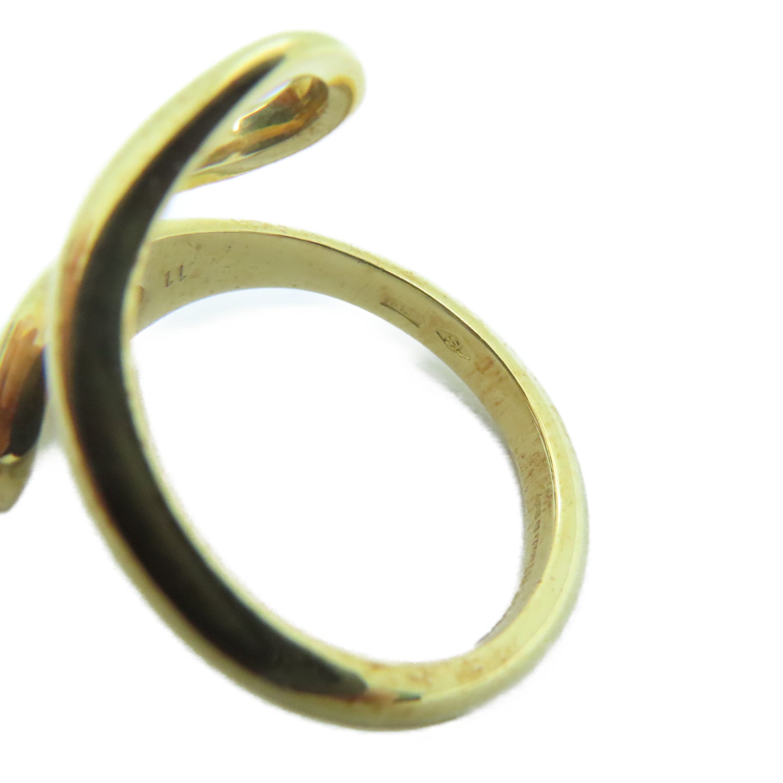 GUCCI 18K Gold Ring Ring US#5.5/GUCCI#11