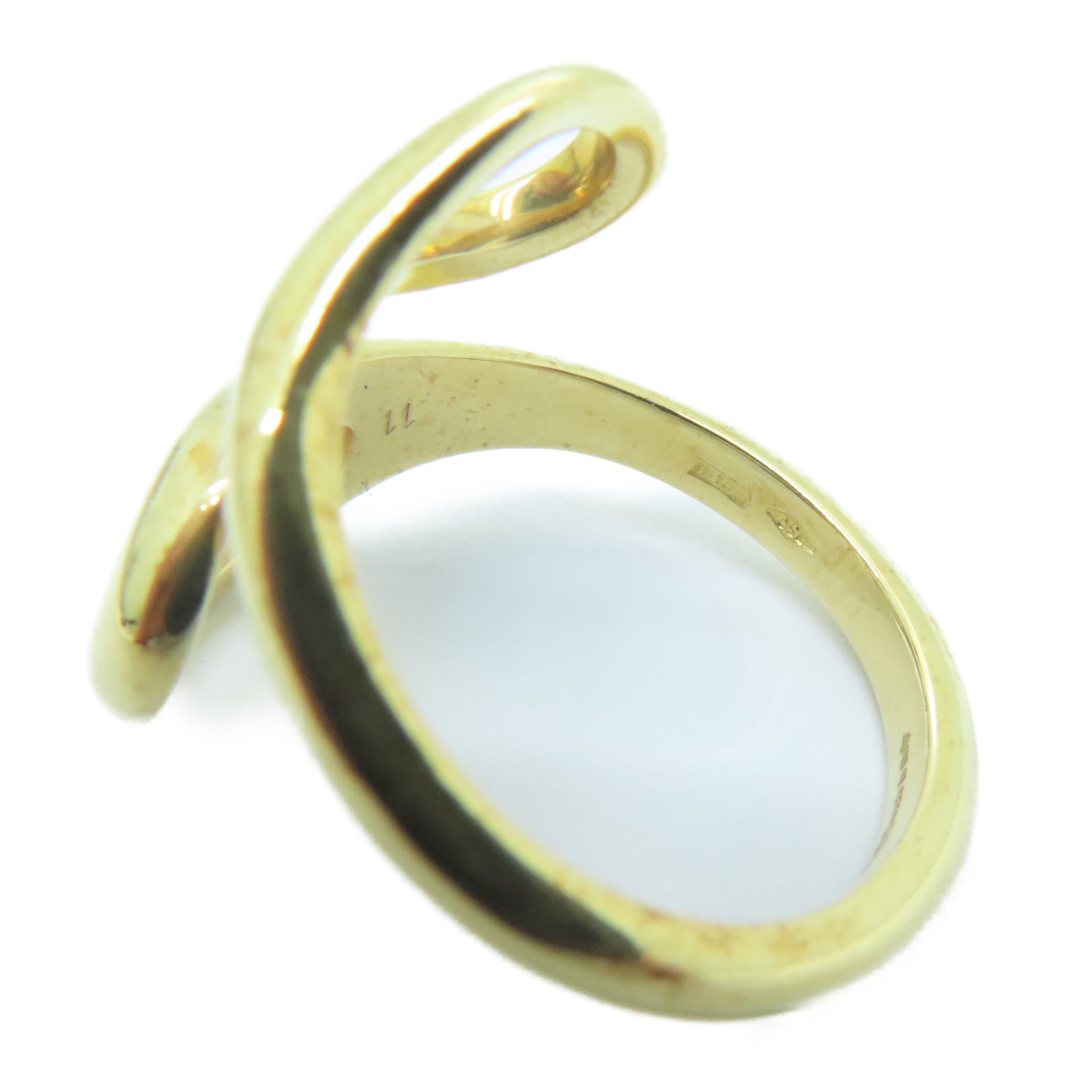 GUCCI 18K Gold Ring Ring US#5.5/GUCCI#11
