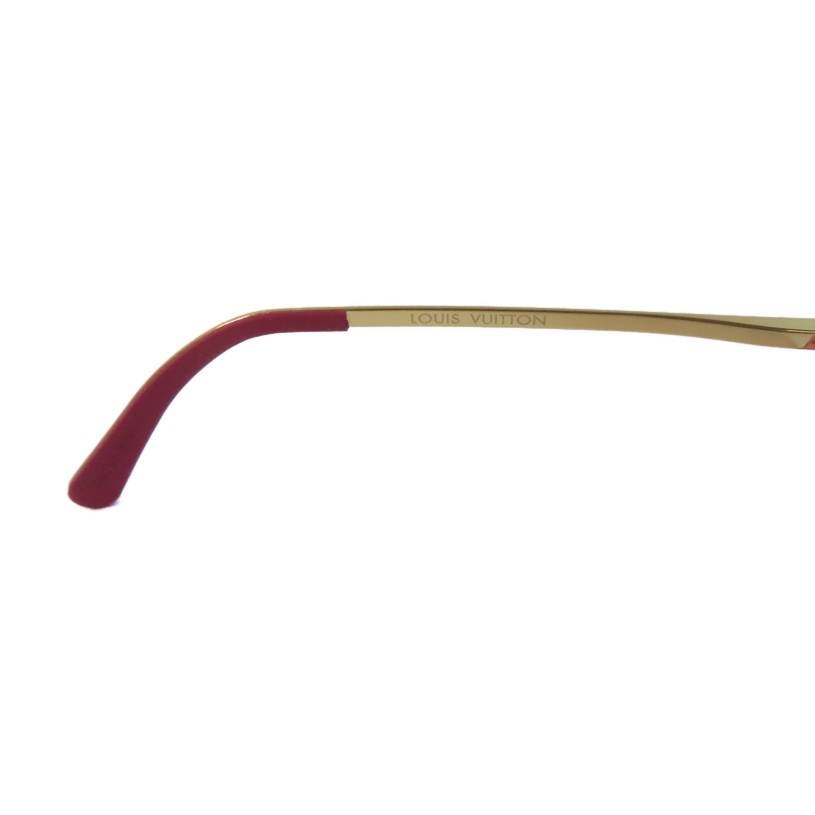 LOUIS VUITTON 金屬/PVC Sunglasses太陽眼鏡金色/紅色