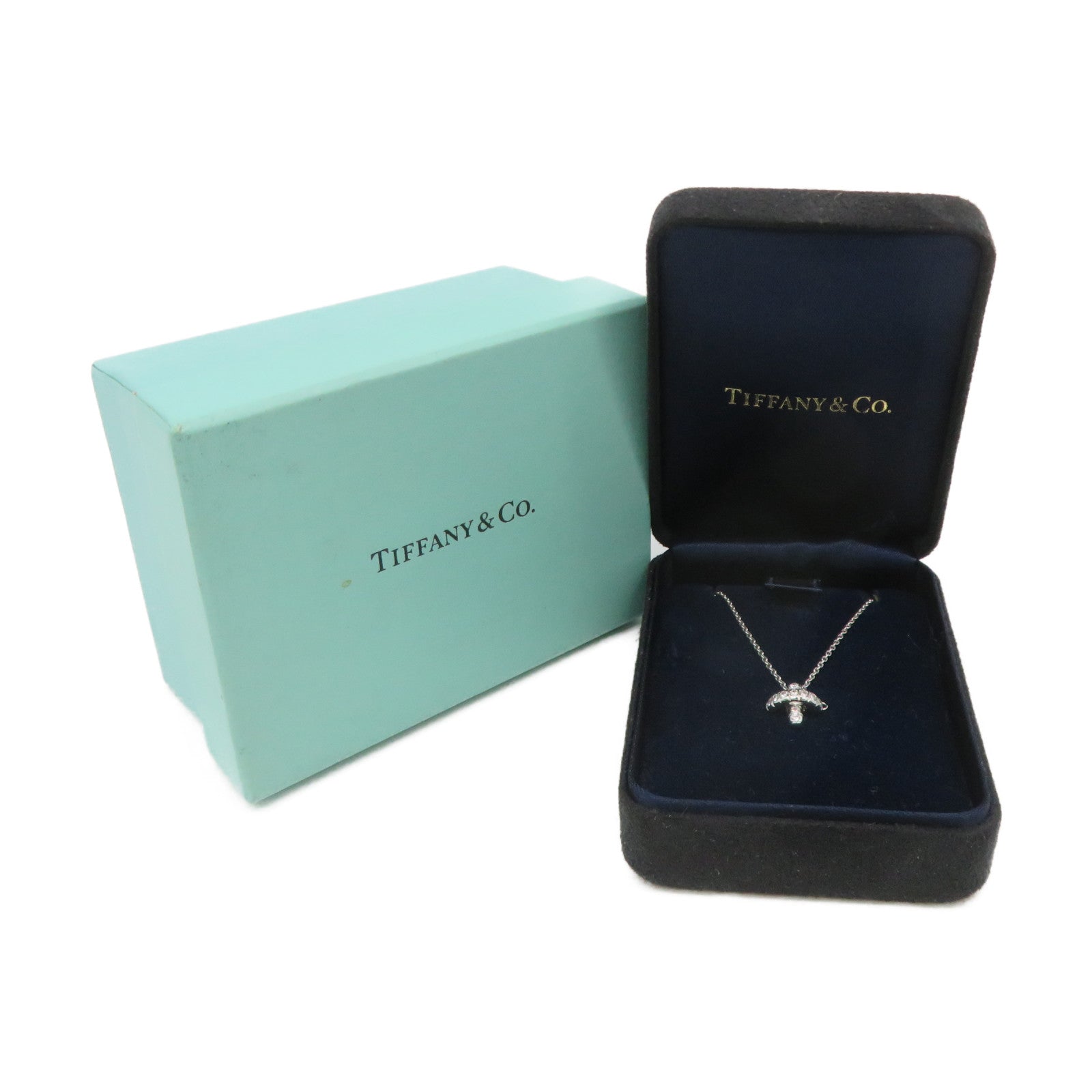 TIFFANY＆CO 【激减优惠】PT950铂金/钻石Diamond Platinum X Necklace项链
