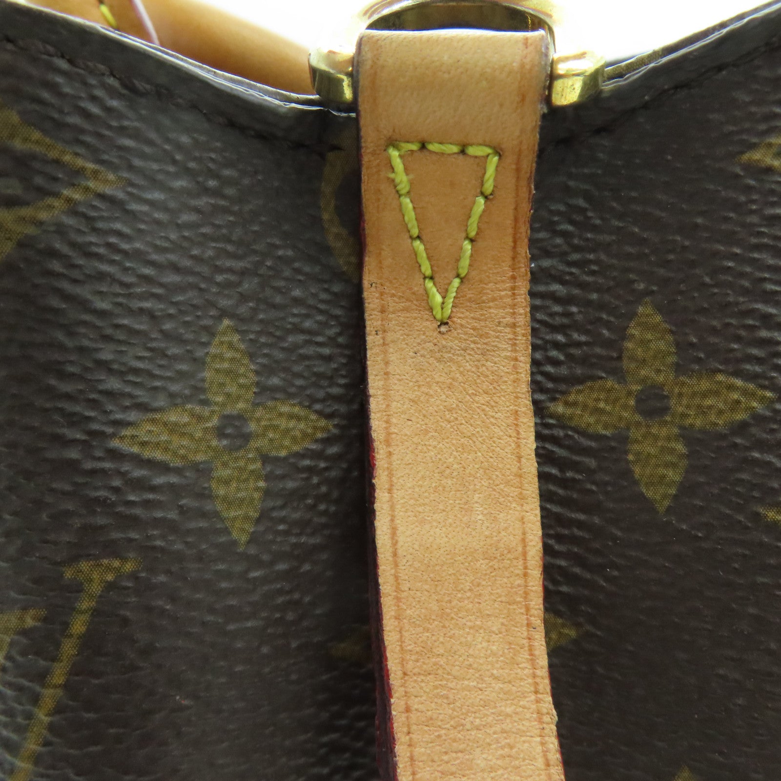 LOUIS VUITTON Monogram Montaigne BB金扣手挽肩背兩用袋啡色