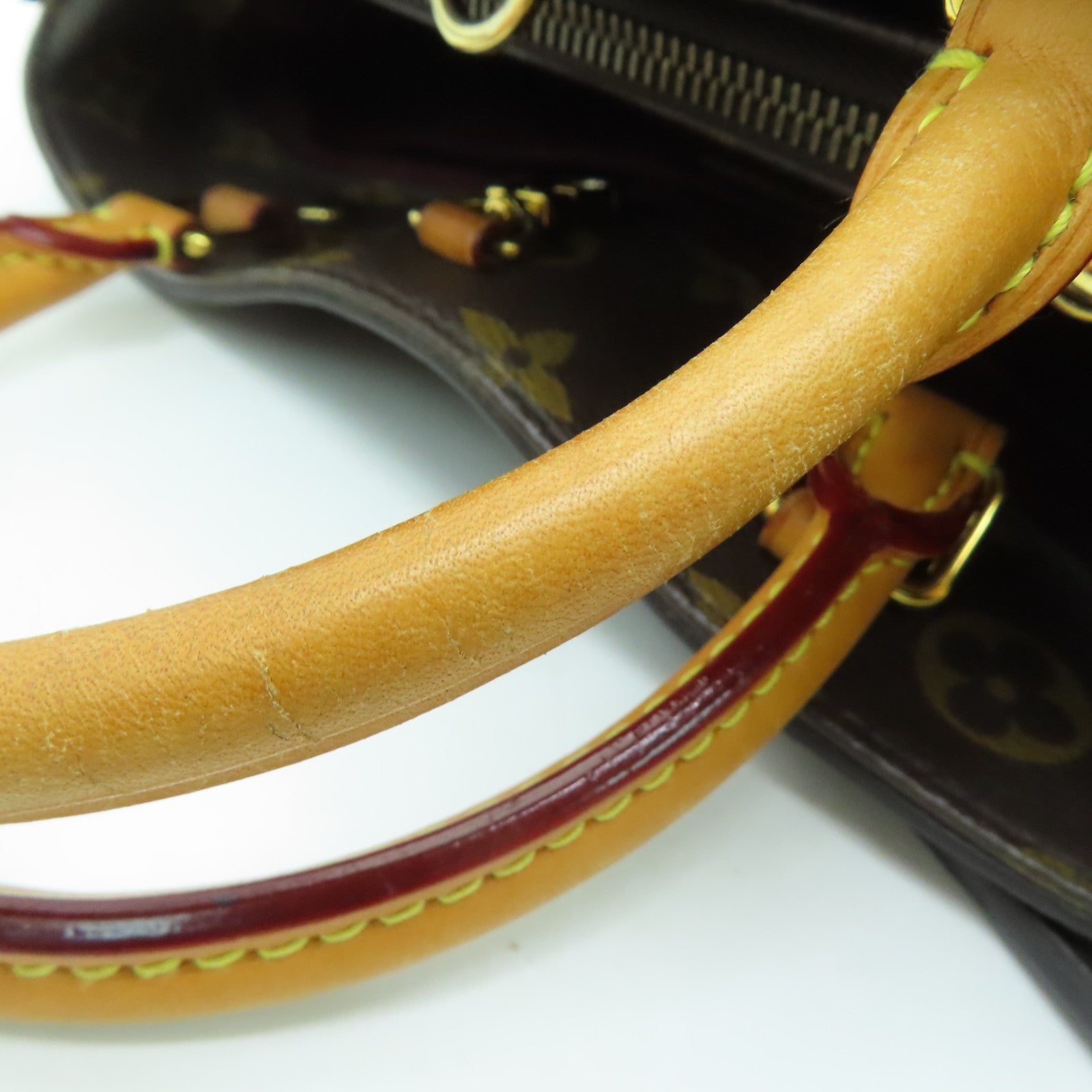LOUIS VUITTON Monogram Montaigne BB金扣手挽肩背兩用袋啡色