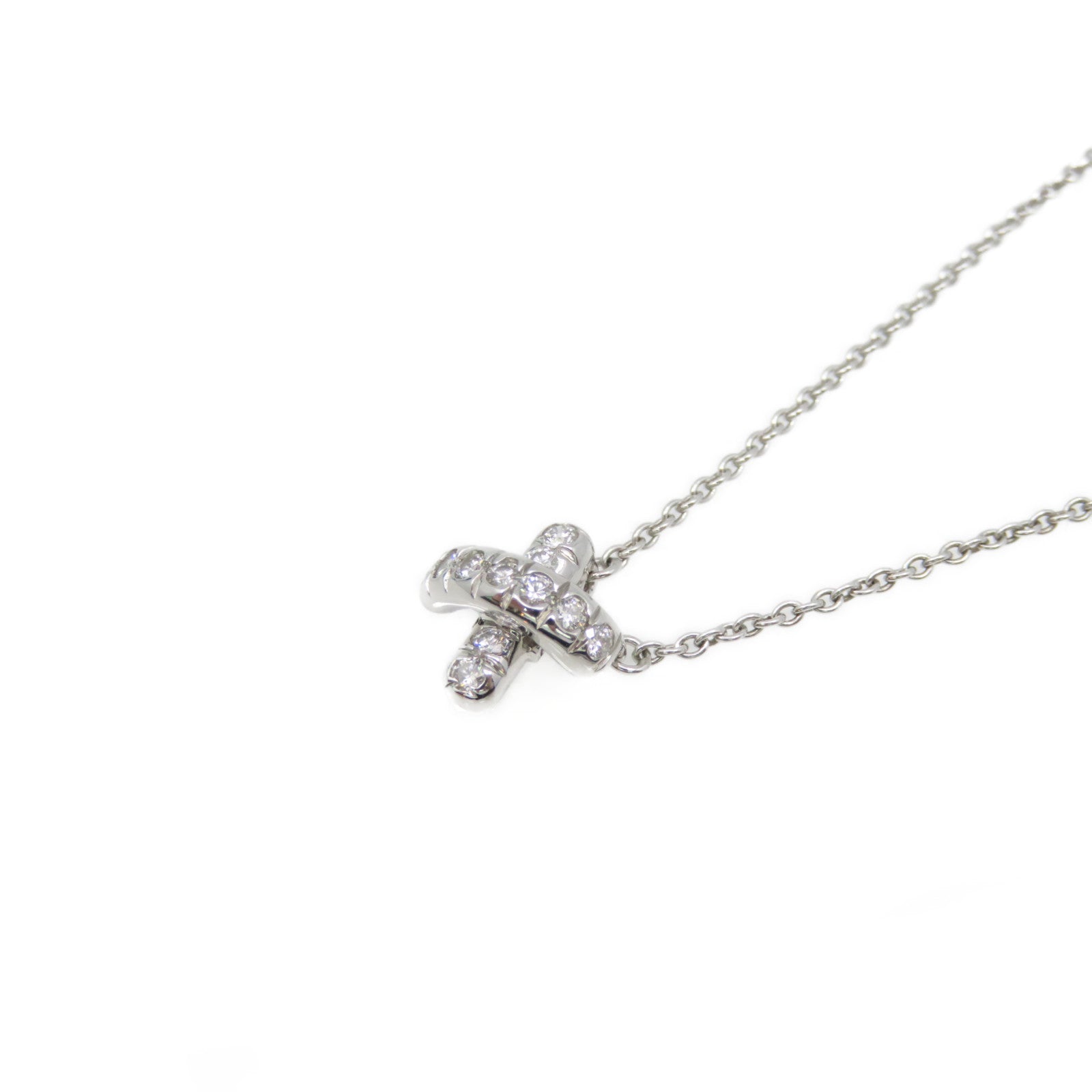 TIFFANY＆CO 【激减优惠】PT950铂金/钻石Diamond Platinum X Necklace项链