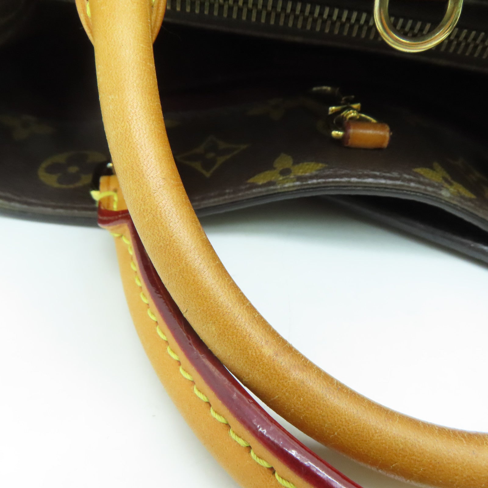 LOUIS VUITTON Monogram Montaigne BB金扣手挽肩背兩用袋啡色