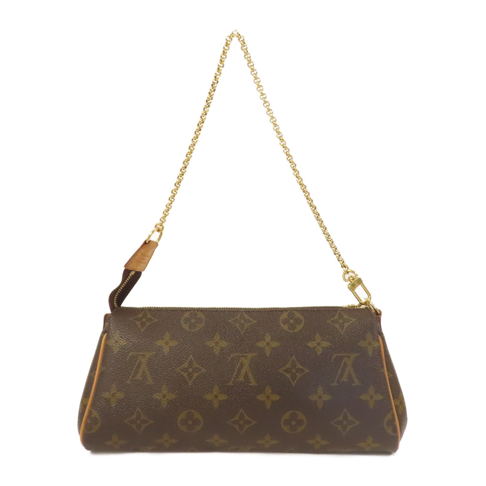 LOUIS VUITTON Monogram Eva金扣手挽肩背兩用袋啡色