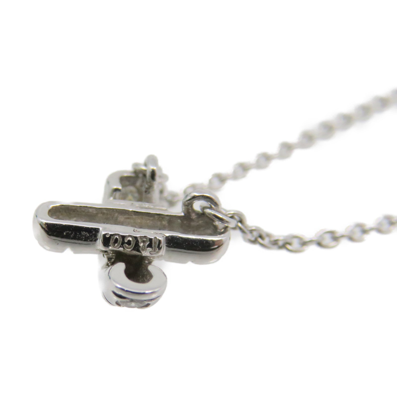 TIFFANY＆CO 【激减优惠】PT950铂金/钻石Diamond Platinum X Necklace项链