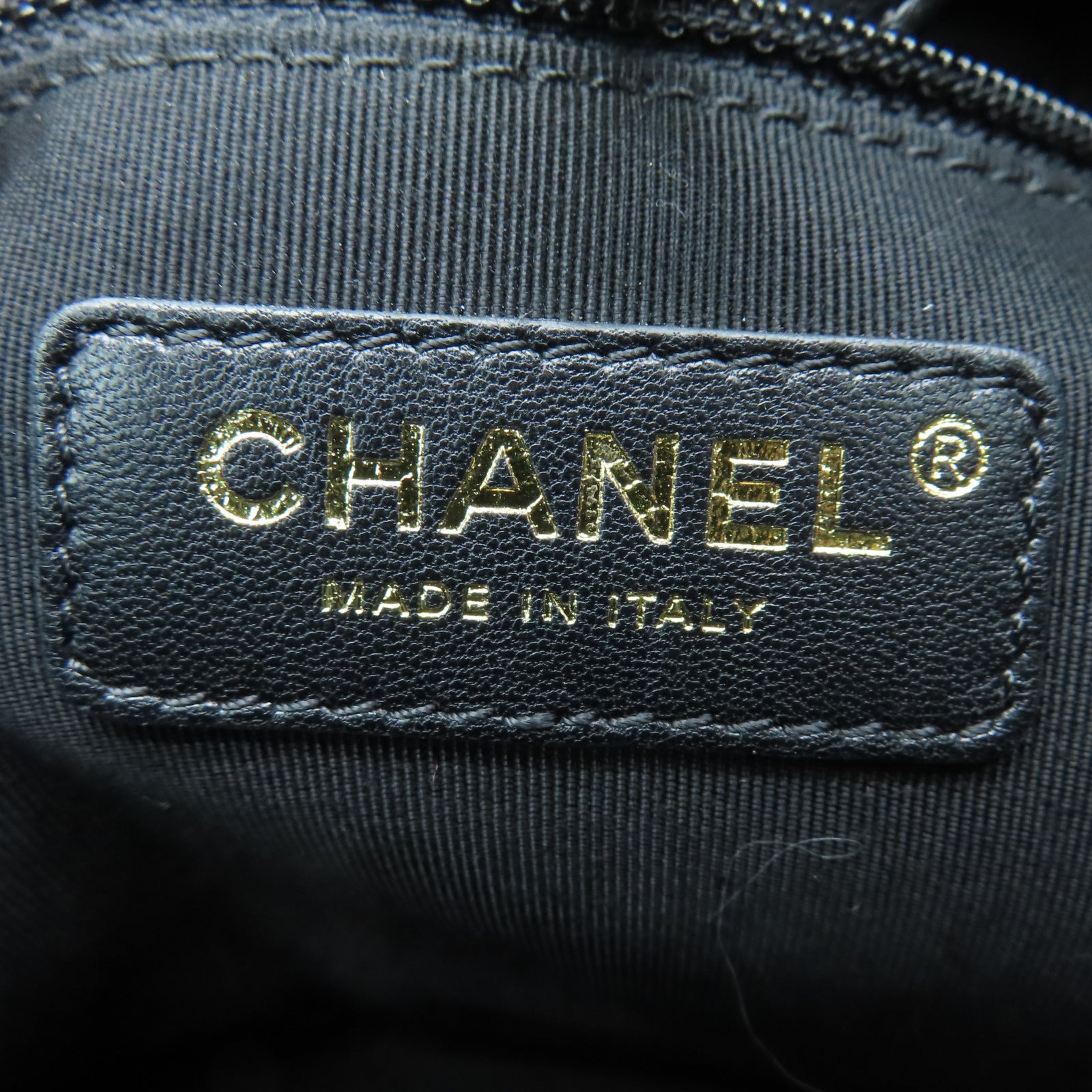 CHANEL 【激減優惠】斜紋羊皮皮革2 Way Shoulder Bag金扣鏈帶肩背袋黑色