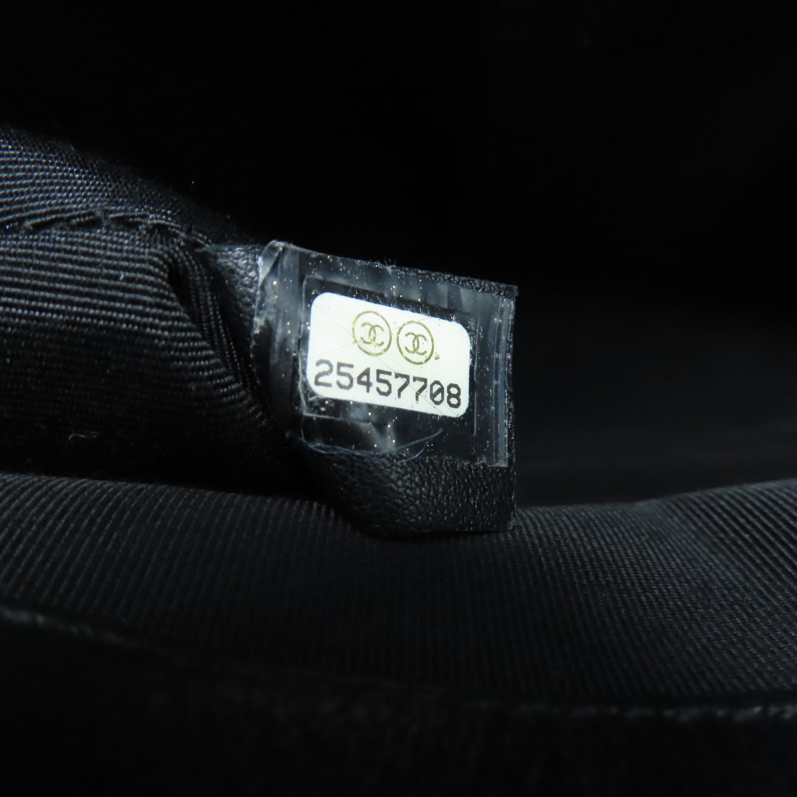 CHANEL 【激減優惠】斜紋羊皮皮革2 Way Shoulder Bag金扣鏈帶肩背袋黑色