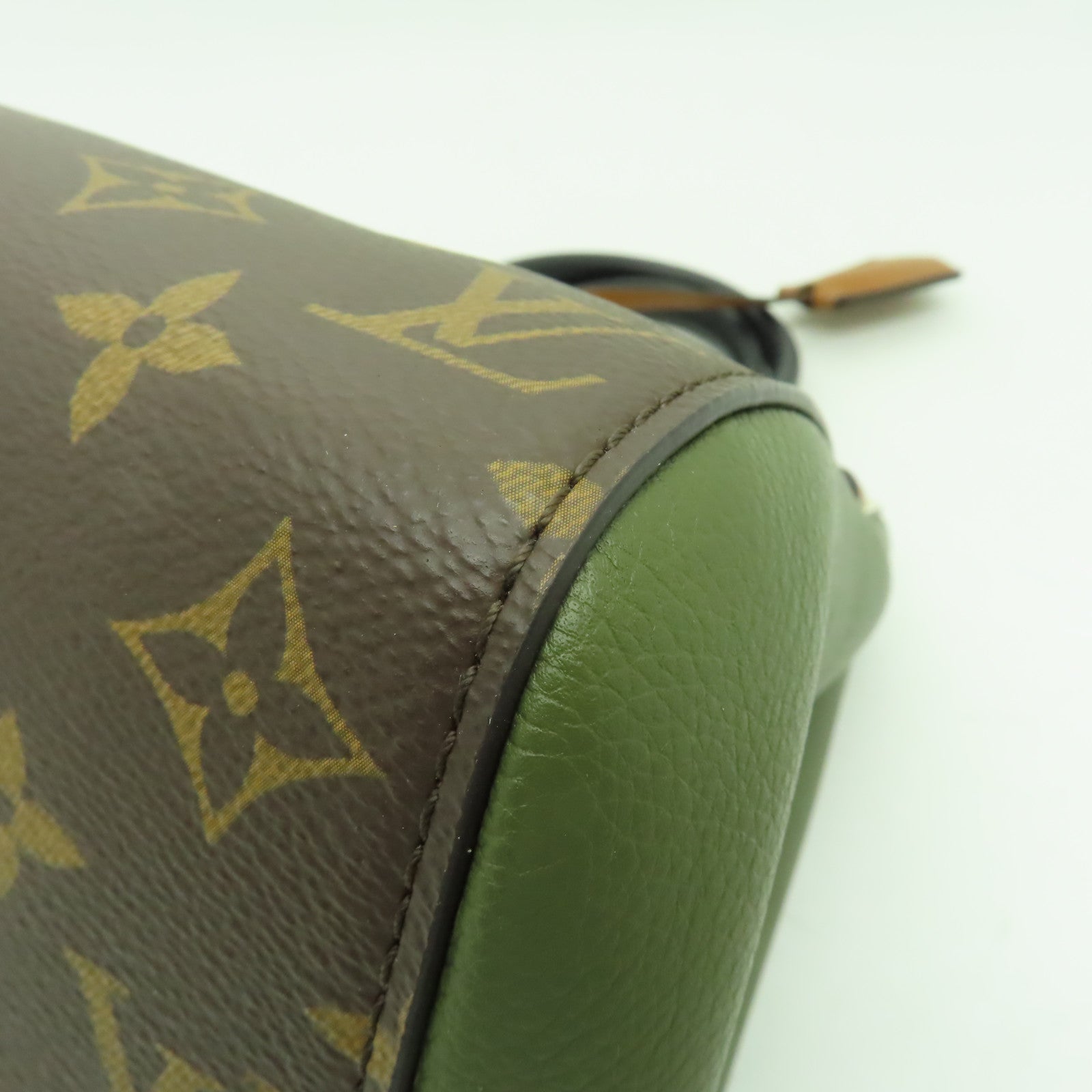 LOUIS VUITTON Monogram Fold Tote Bag金扣手挽肩背兩用袋棕色
