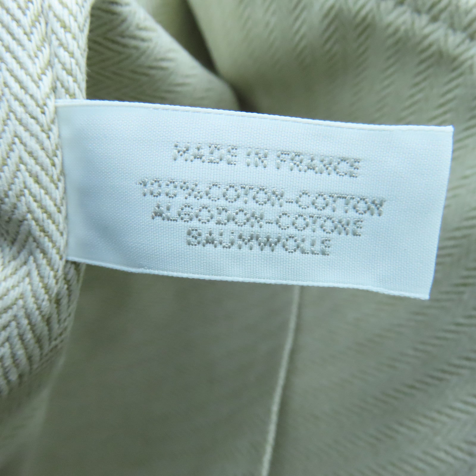 HERMES 帆布Bride-a-Brac Cabriole Case银扣手提包蓝色