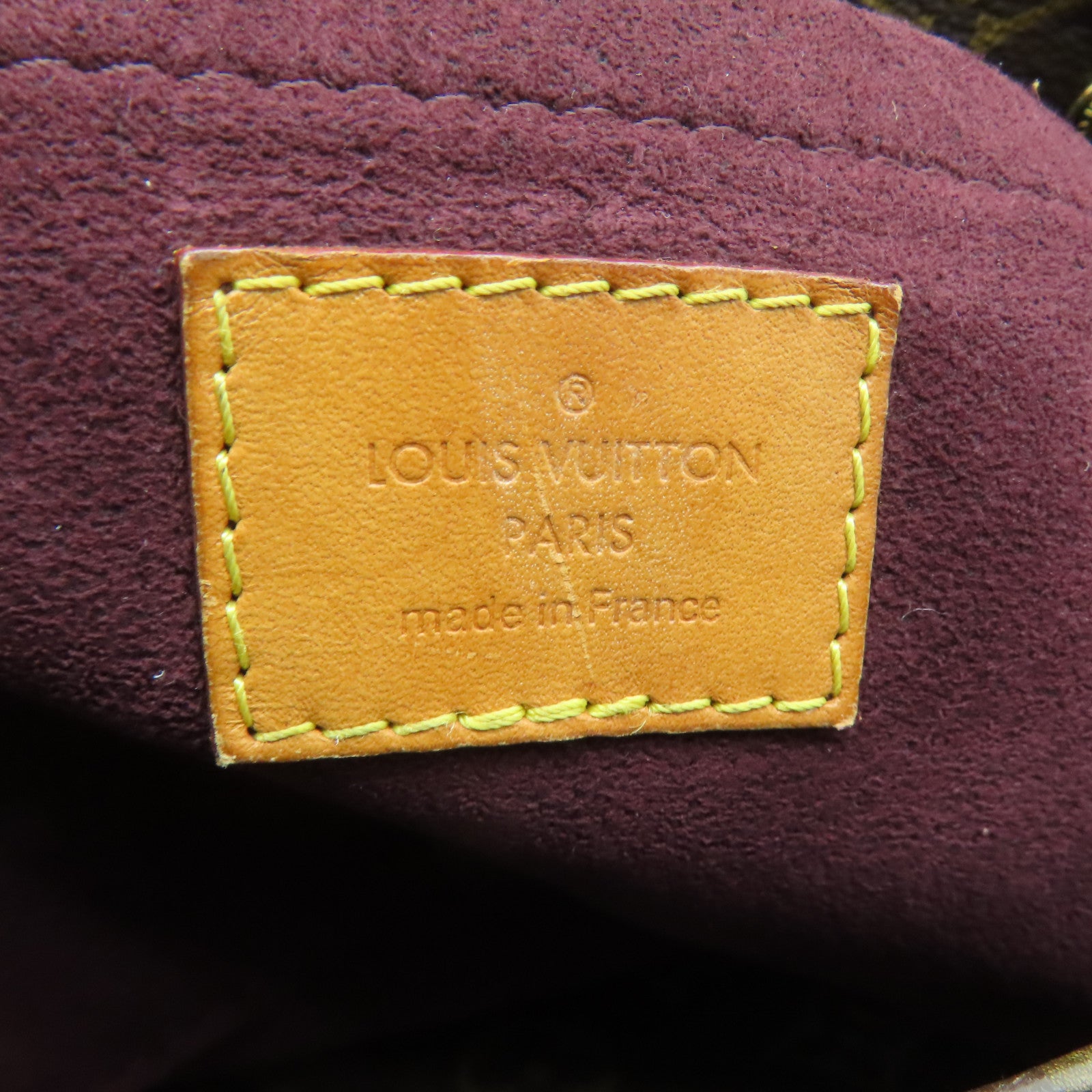LOUIS VUITTON Monogram Montaigne BB金扣手挽肩背兩用袋啡色
