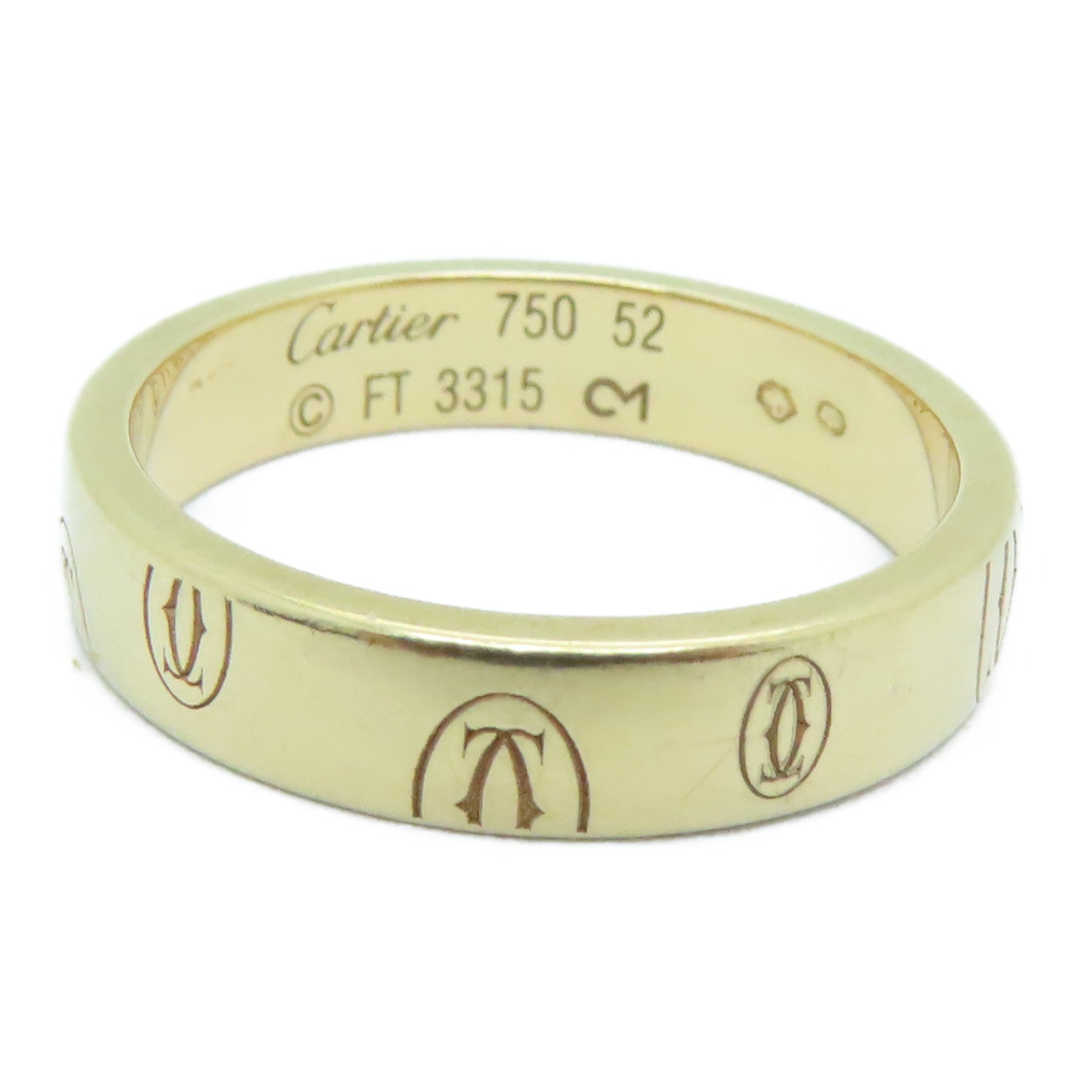 CARTIER 18K玫瑰金Happy Birthday Ring戒指US#6/#52