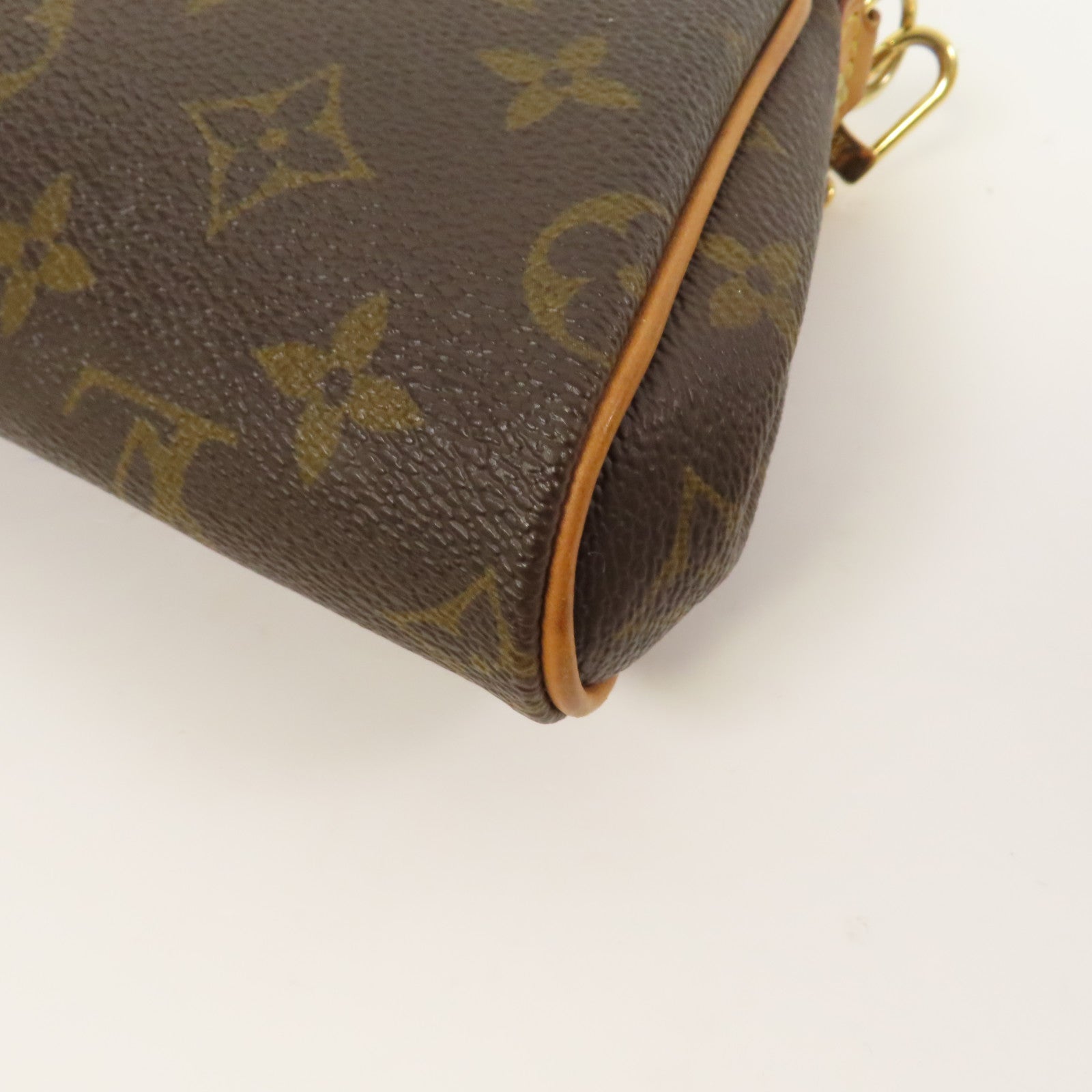 LOUIS VUITTON Monogram Eva金扣手挽肩背兩用袋啡色