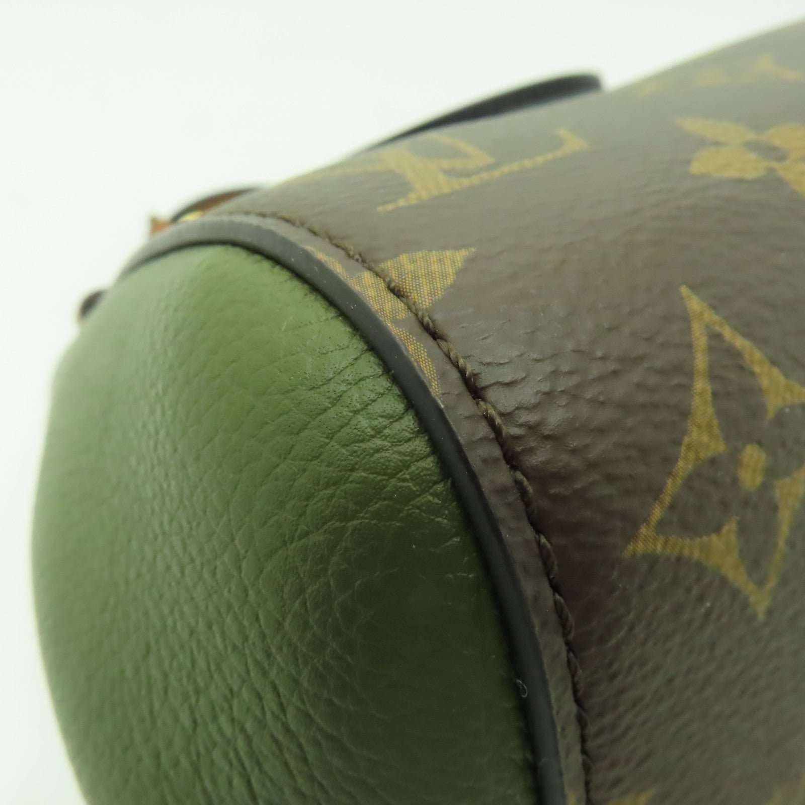 LOUIS VUITTON Monogram Fold Tote Bag金扣手挽肩背兩用袋棕色