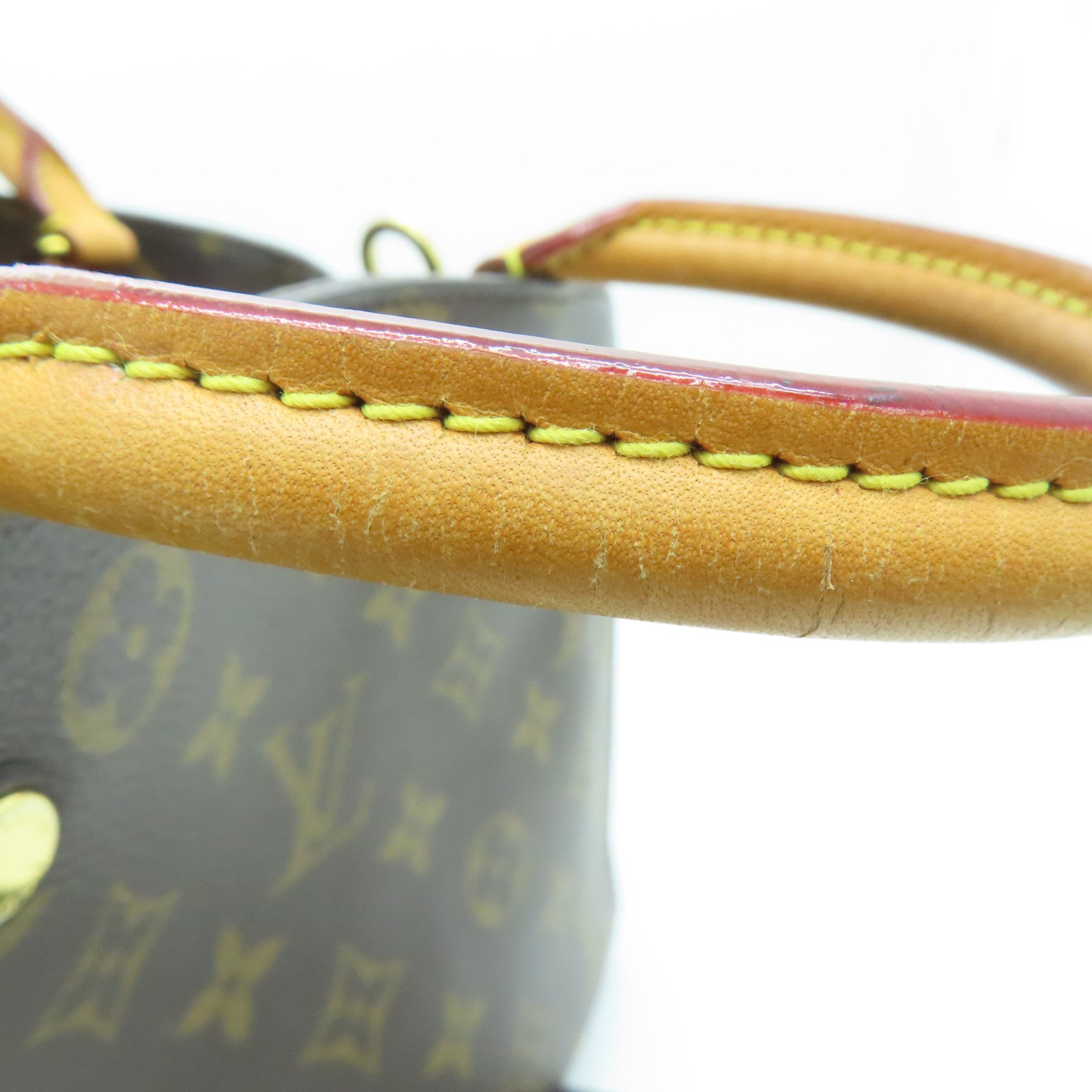 LOUIS VUITTON Monogram Montaigne BB金扣手挽肩背兩用袋啡色