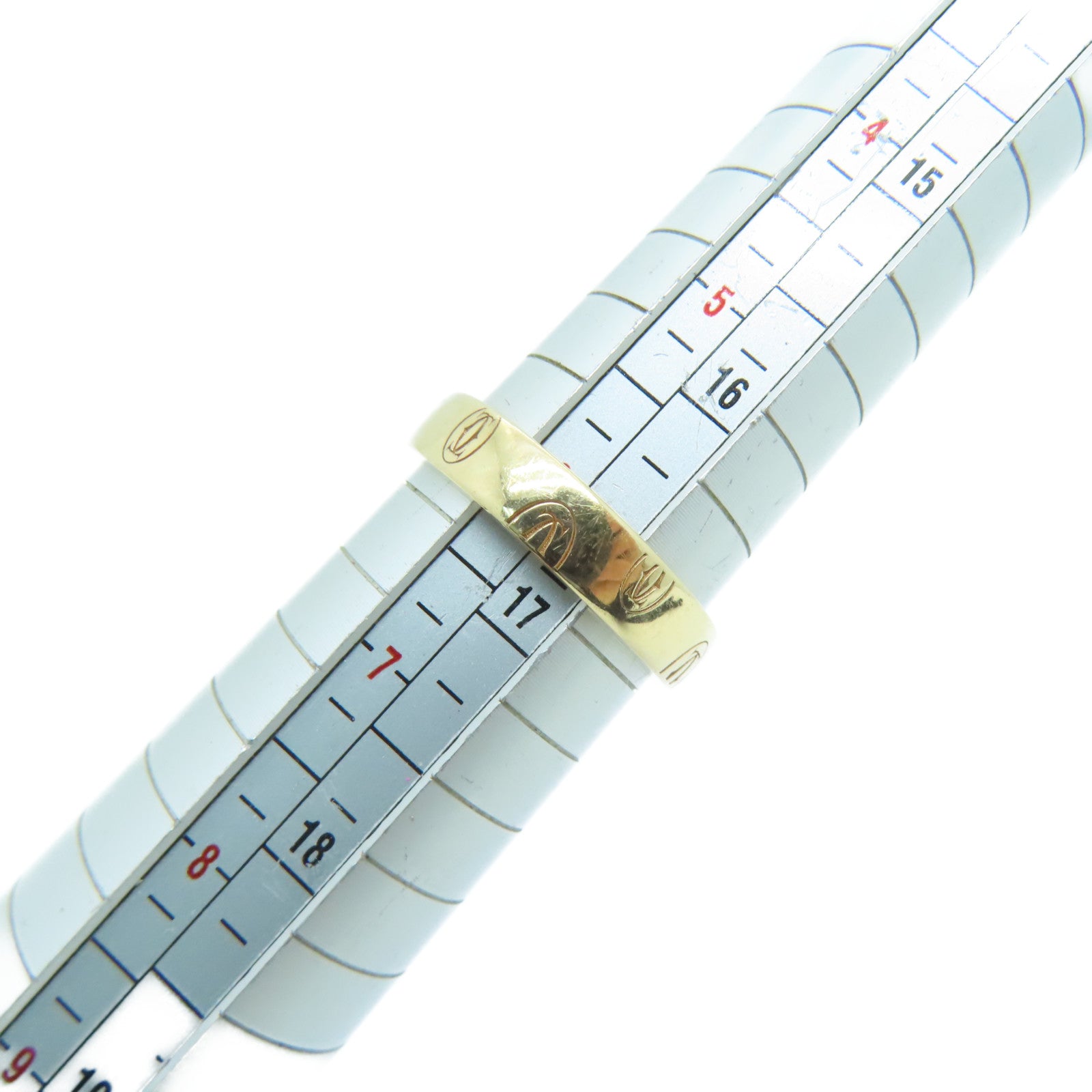 CARTIER 18K玫瑰金Happy Birthday Ring戒指US#6/#52