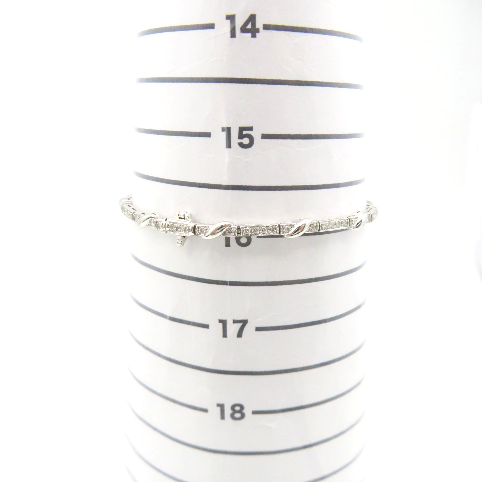 JEWELRY 【激减优惠】18K白金/0.65ct钻石Diamond Bracelet手链