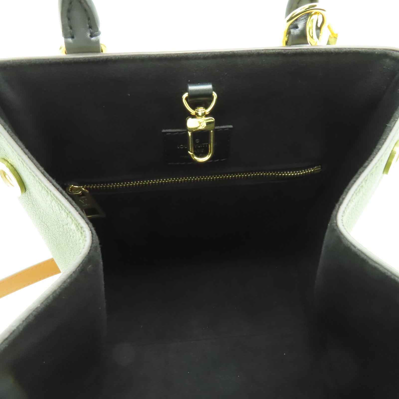 LOUIS VUITTON Monogram Fold Tote Bag金扣手挽肩背兩用袋棕色