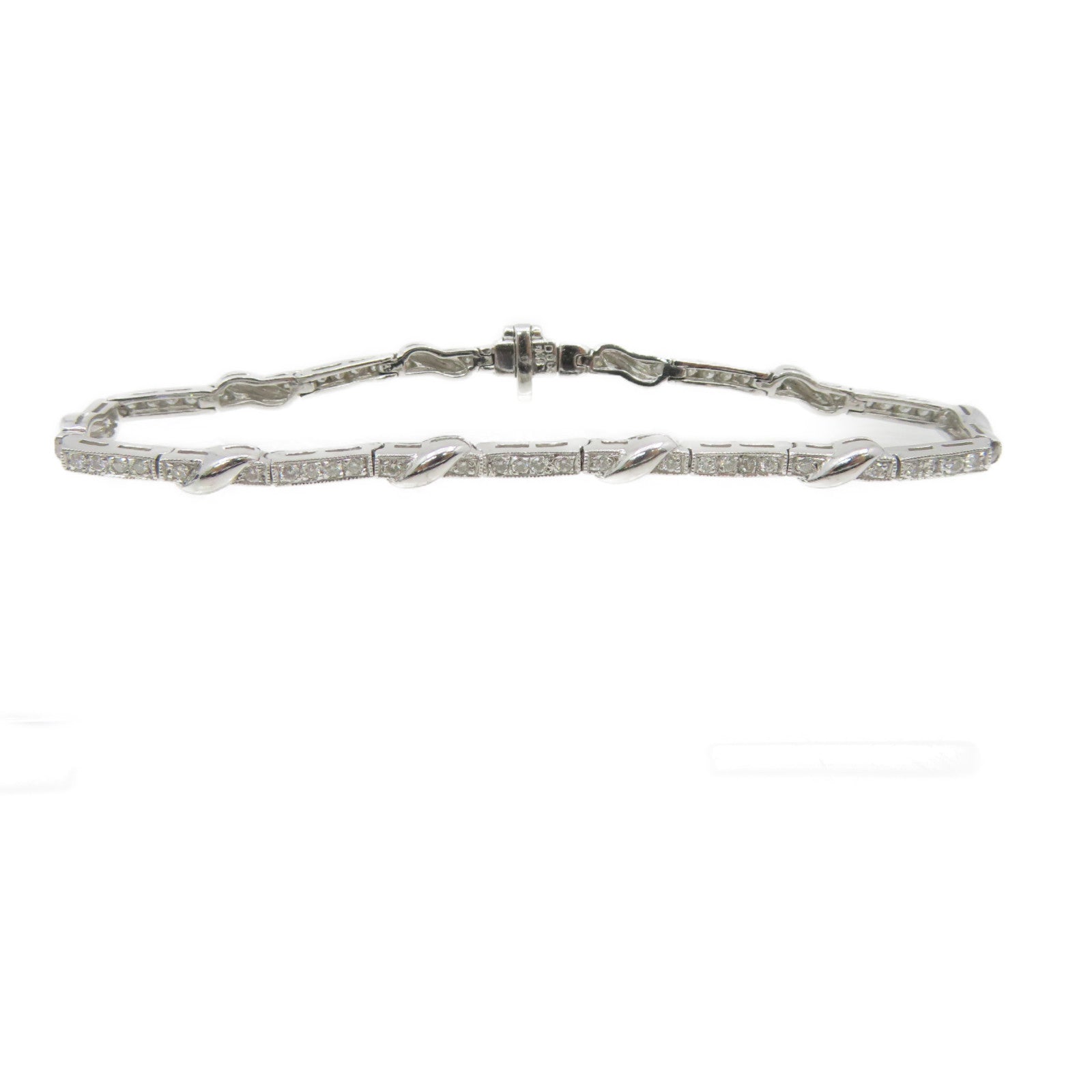 JEWELRY 【激减优惠】18K白金/0.65ct钻石Diamond Bracelet手链