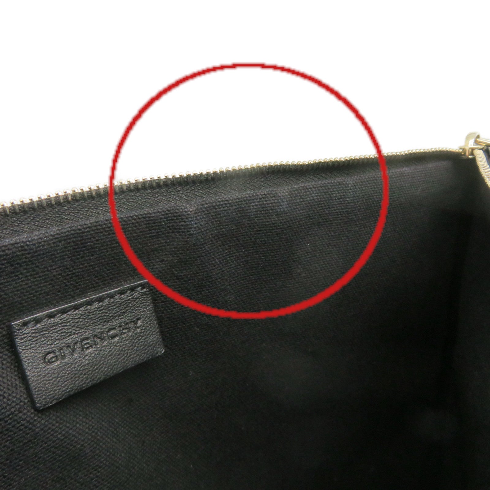 GIVENCHY Favelas 74 Clutch in coated leather black – Brand Off