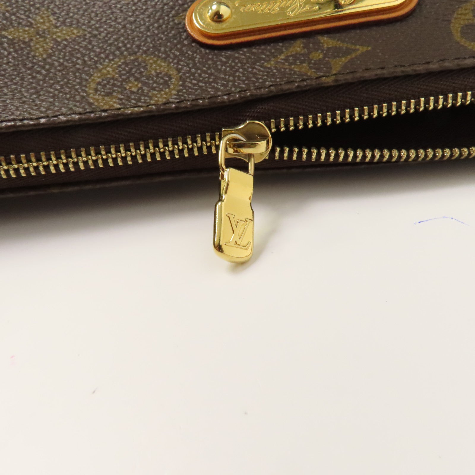 LOUIS VUITTON Monogram Eva金扣手挽肩背兩用袋啡色
