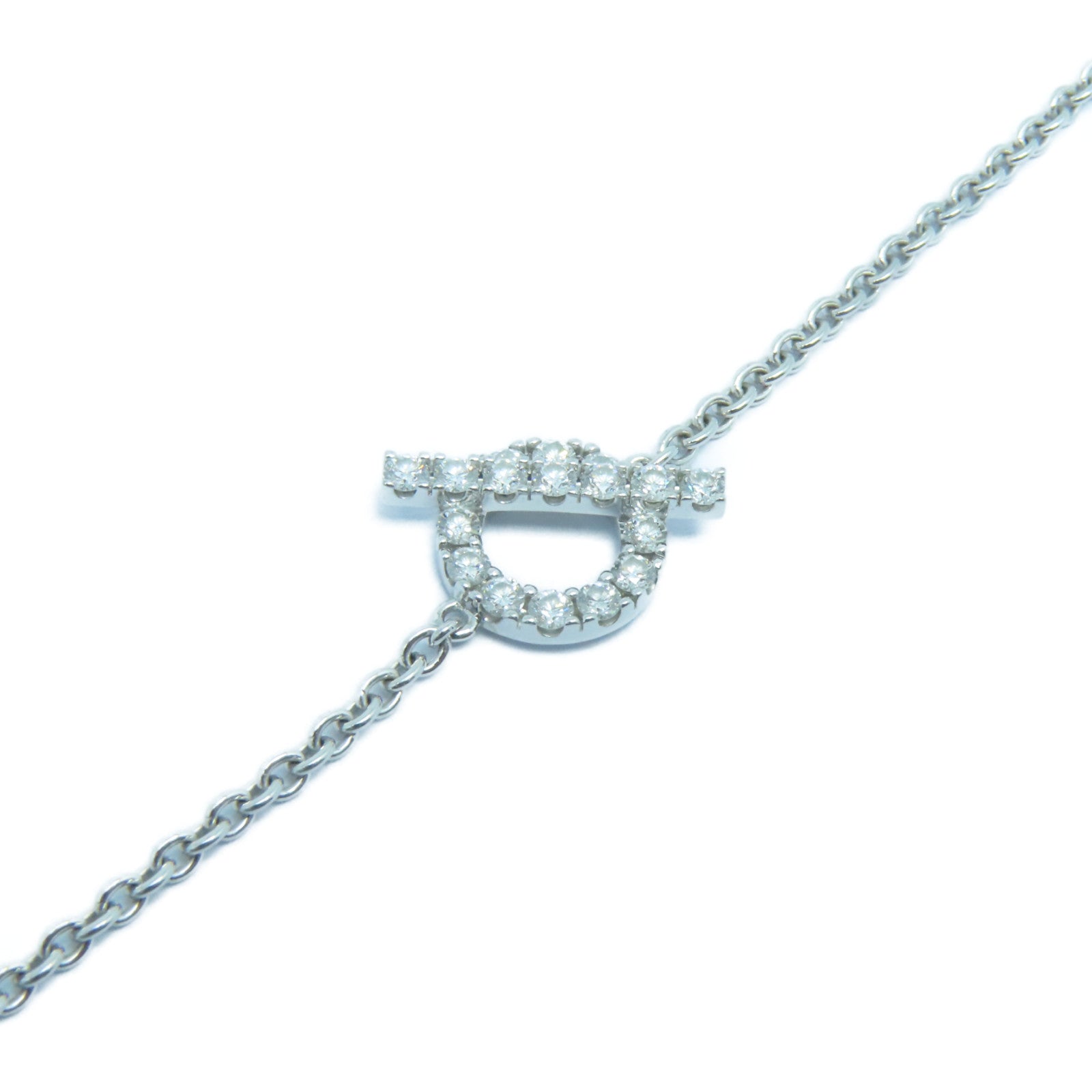 HERMES 18K白金Finesse Bracelet 0.55ct鑽石手鏈