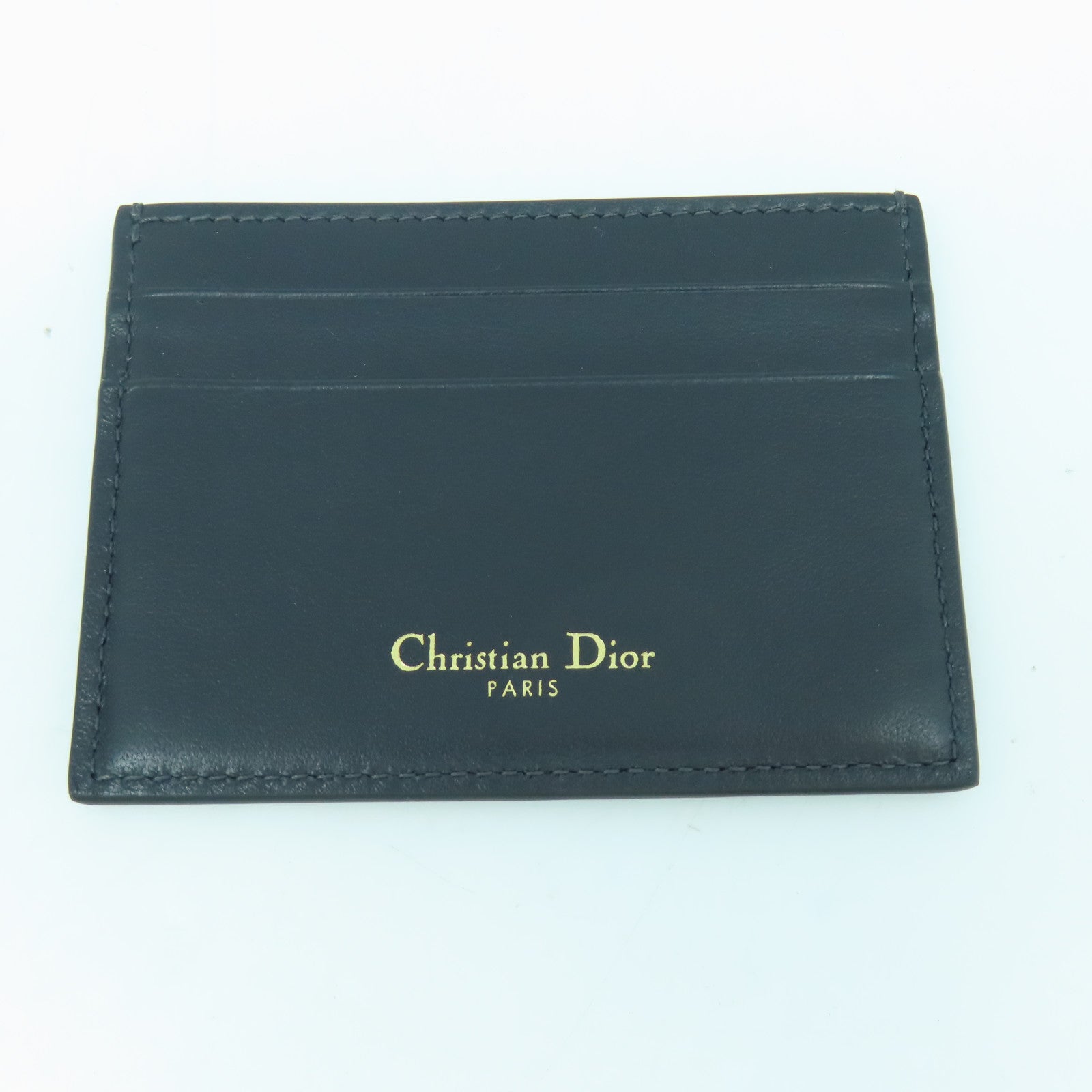Dior 帆布Travel Kit金扣小袋藍色