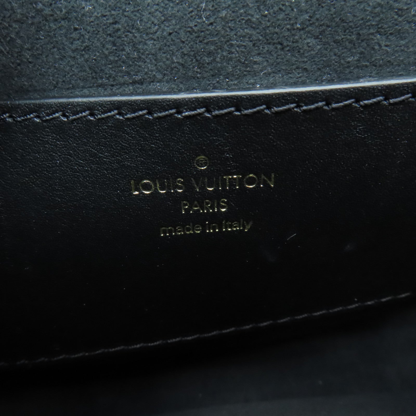 LOUIS VUITTON 牛皮皮革New Wave Multi-Pochette金扣肩背袋黑色