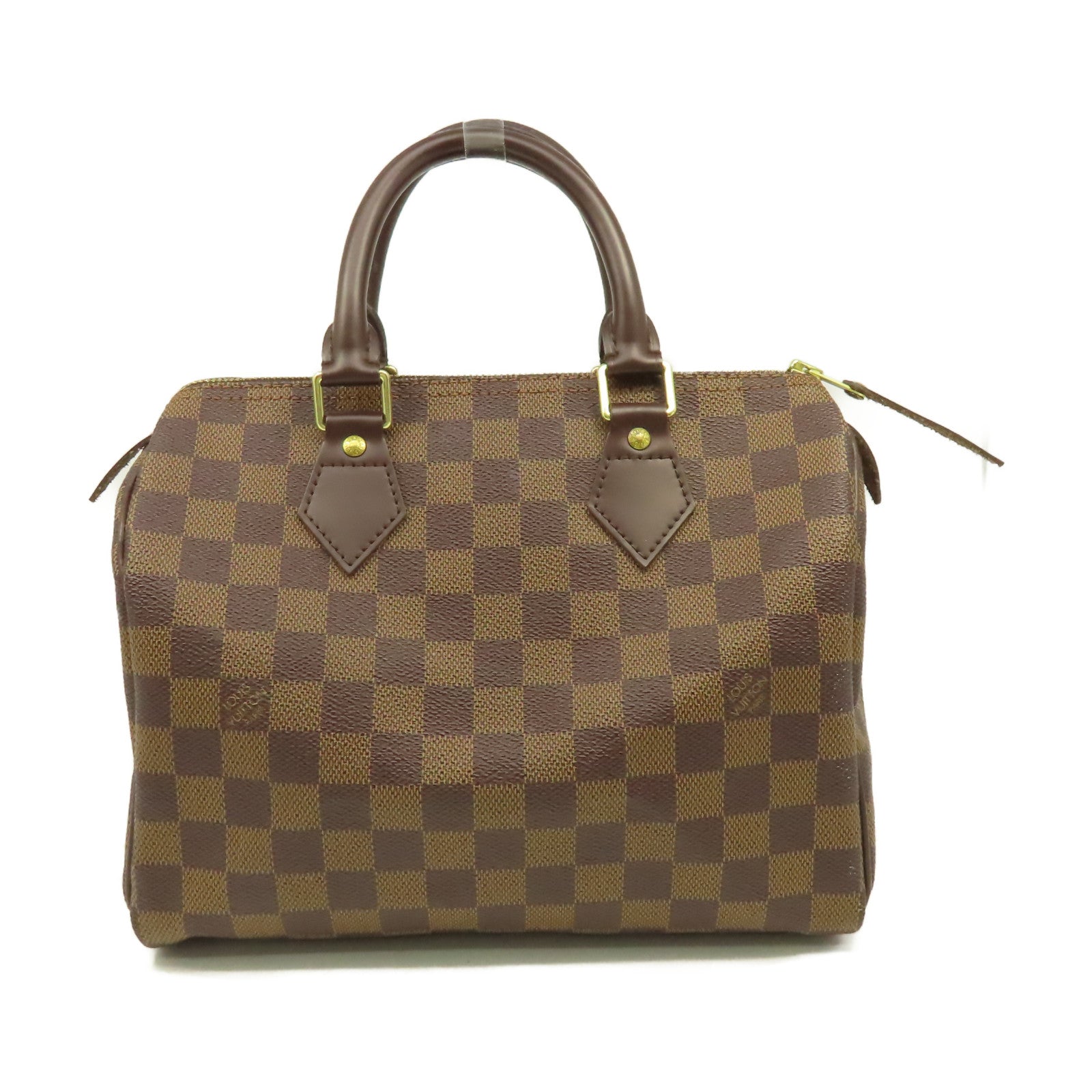 LOUIS VUITTON Damier Speedy 25 Hand Bag手挽袋啡色