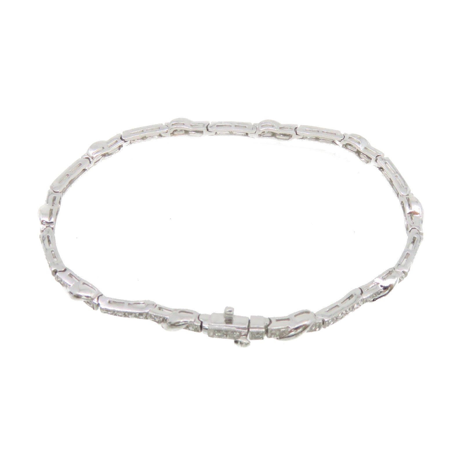 JEWELRY 【激减优惠】18K白金/0.65ct钻石Diamond Bracelet手链