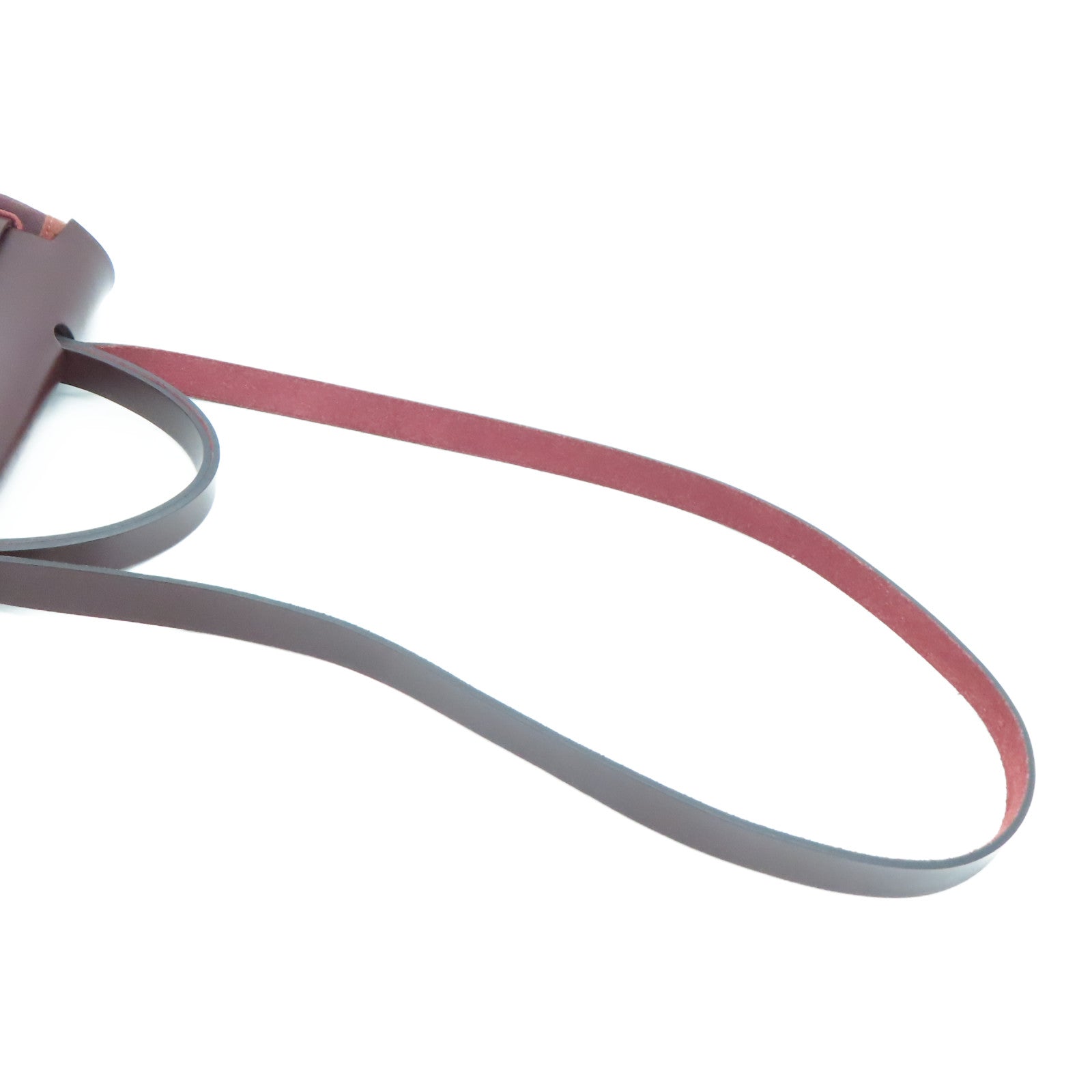 HERMES canvas Herbag 31 silver buckle handle shoulder bag Rouge H/wine red
