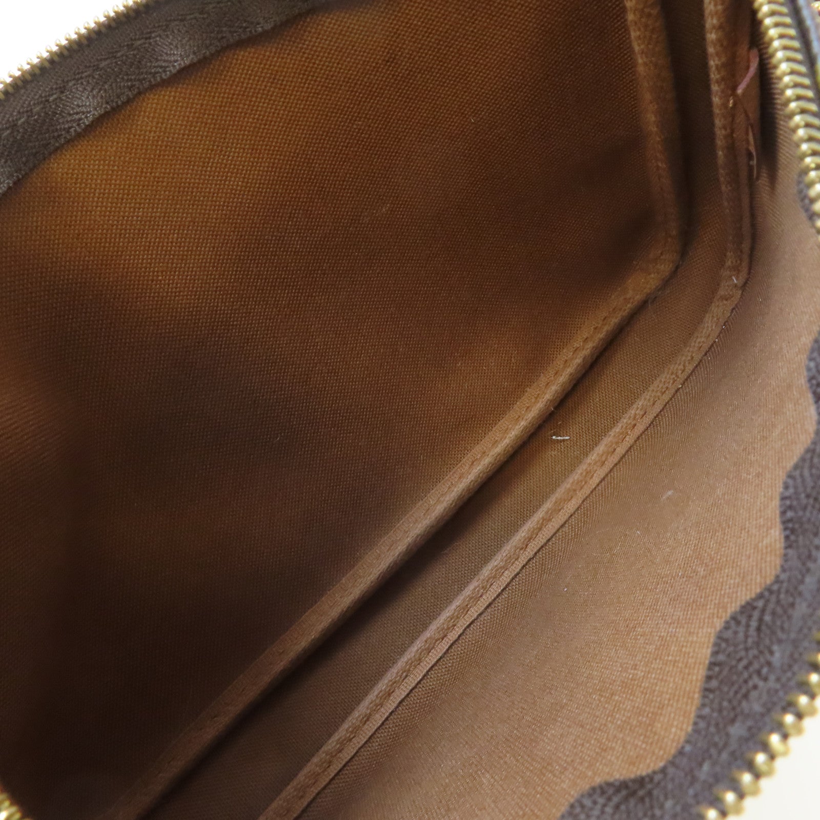 LOUIS VUITTON Monogram Pochette Accessoires Pouch金扣肩背啡色