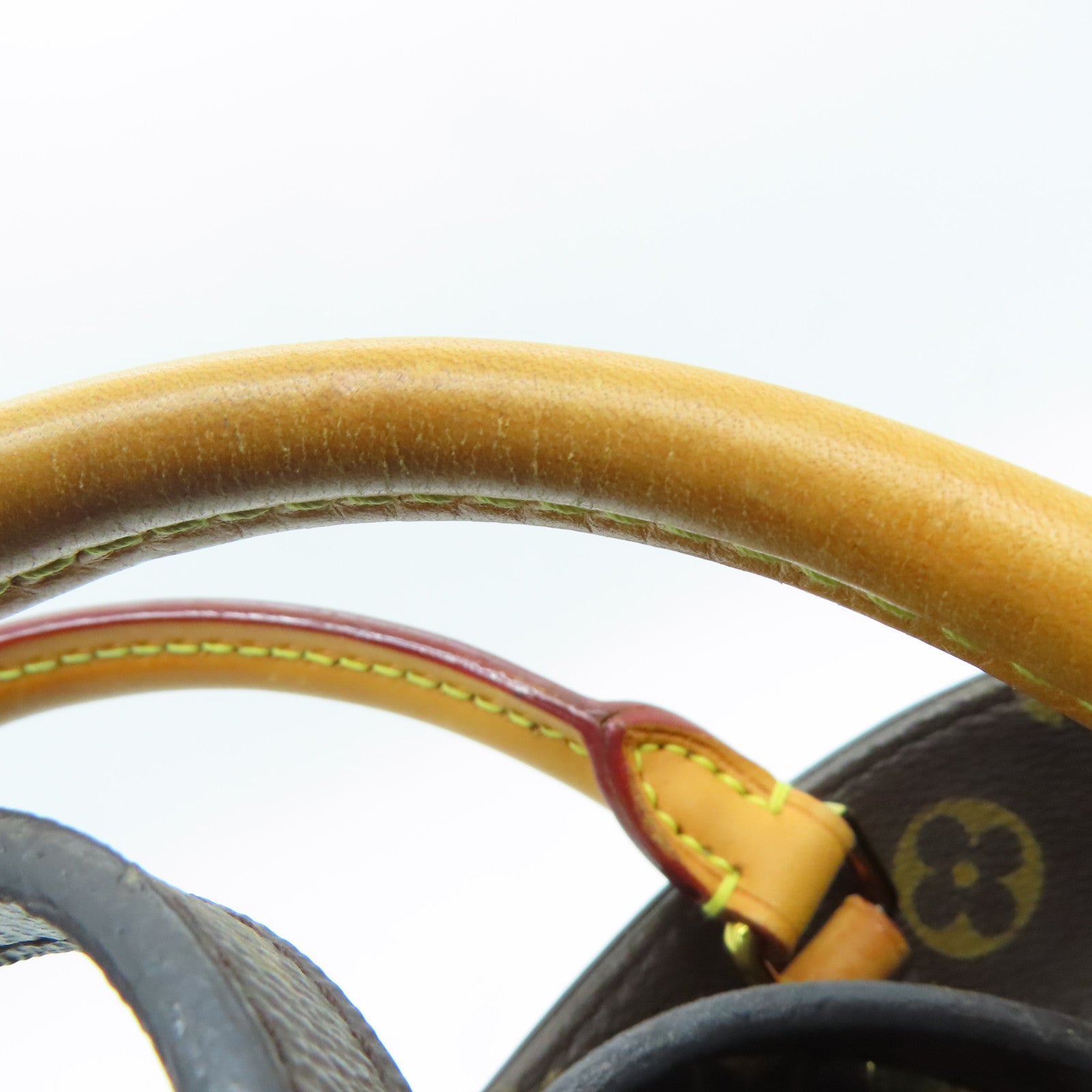 LOUIS VUITTON Monogram Montaigne BB金扣手挽肩背兩用袋啡色