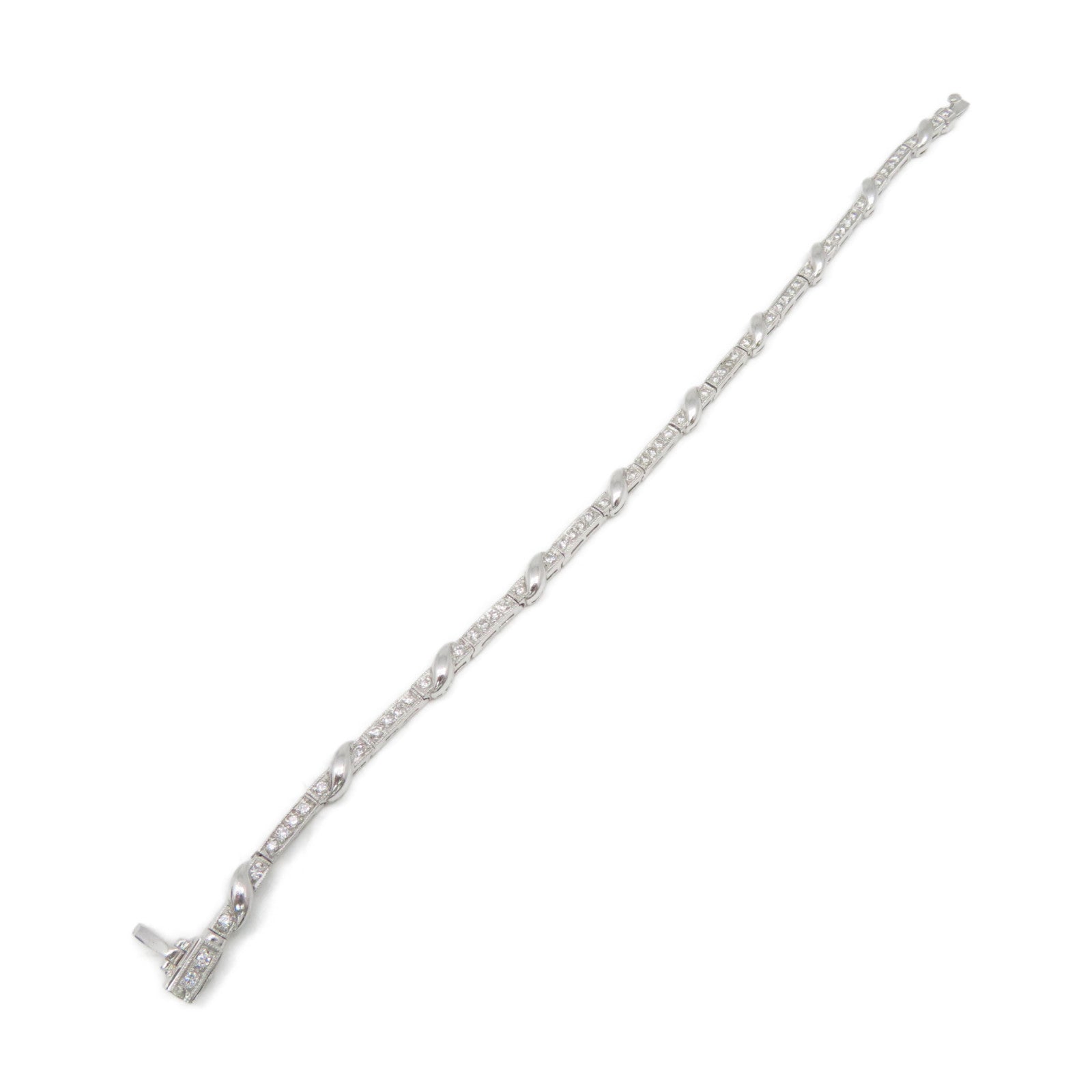 JEWELRY 【激减优惠】18K白金/0.65ct钻石Diamond Bracelet手链