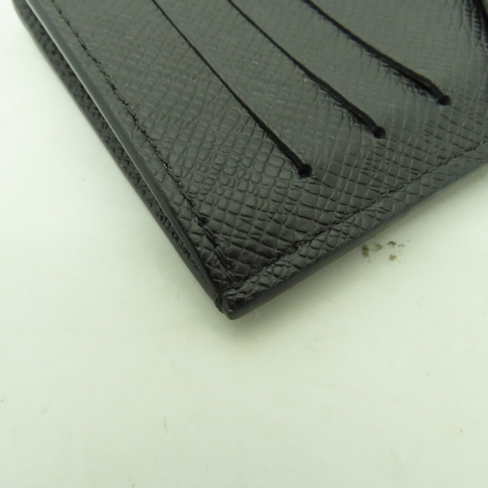 LOUIS VUITTON Monogram Eclipse Card Case銀扣卡片套黒色/灰色