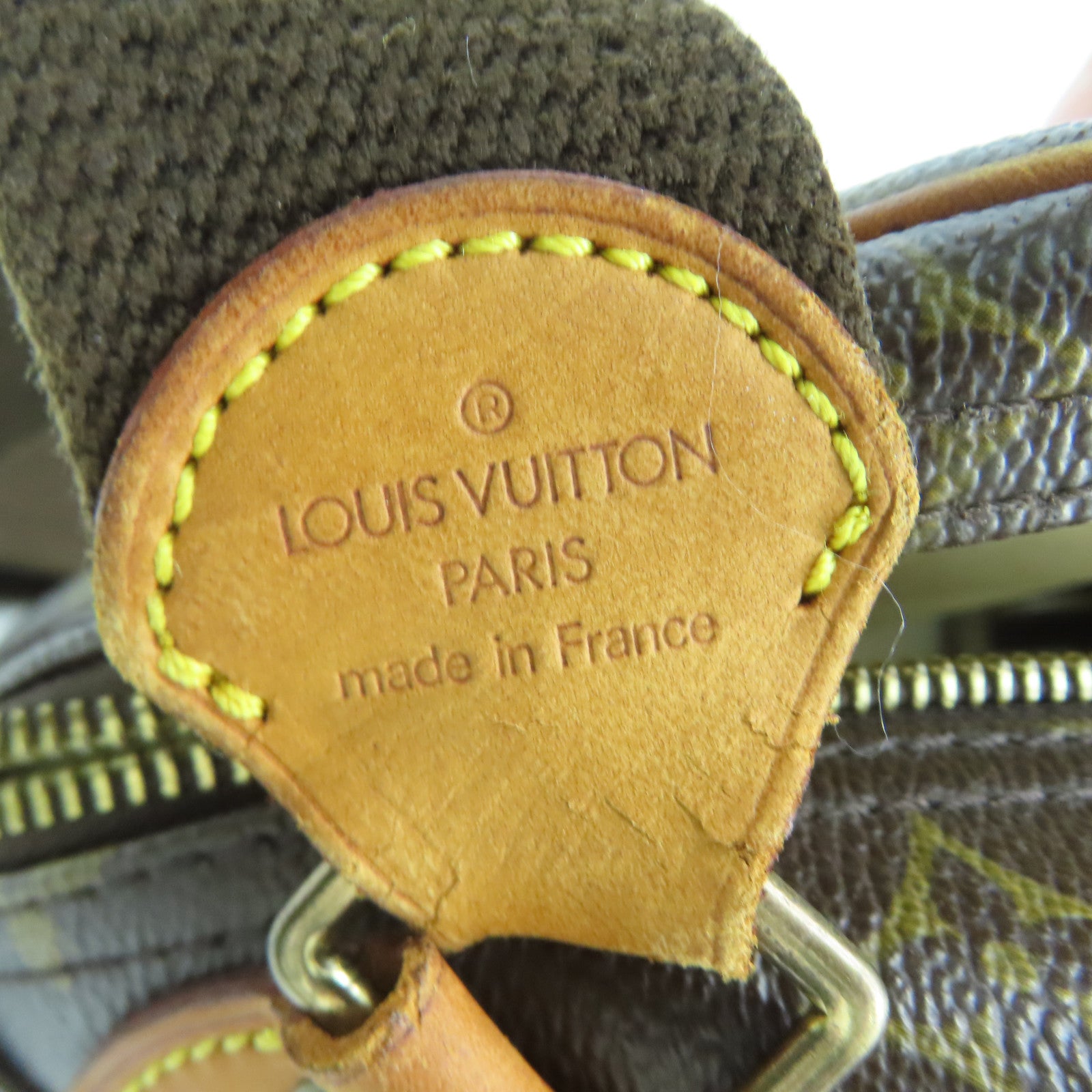 LOUIS VUITTON Monogram Reporter金扣肩背袋啡色
